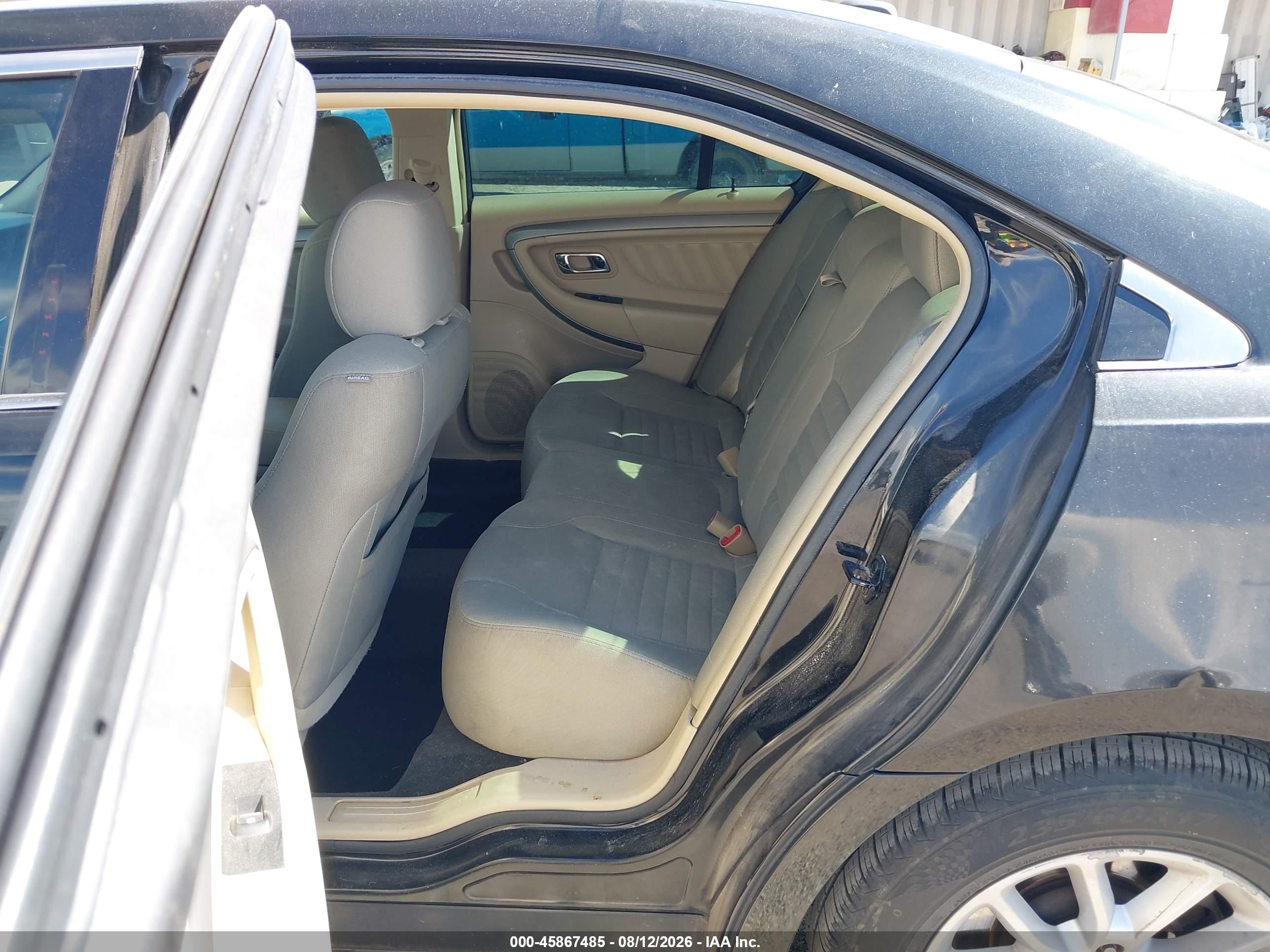 2013 Ford Taurus Se Black vin: 1FAHP2D82DG234184