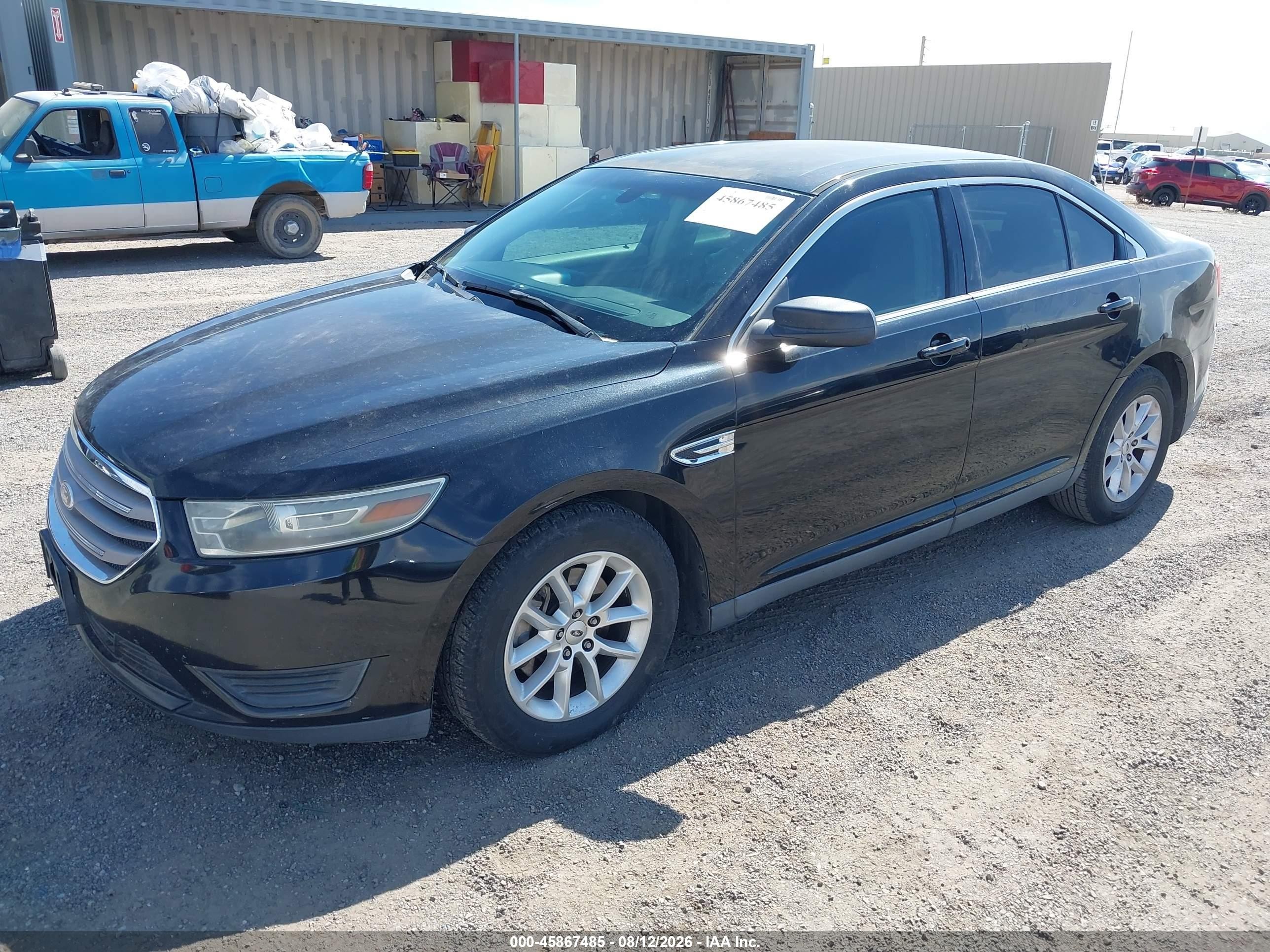 2013 Ford Taurus Se Black vin: 1FAHP2D82DG234184