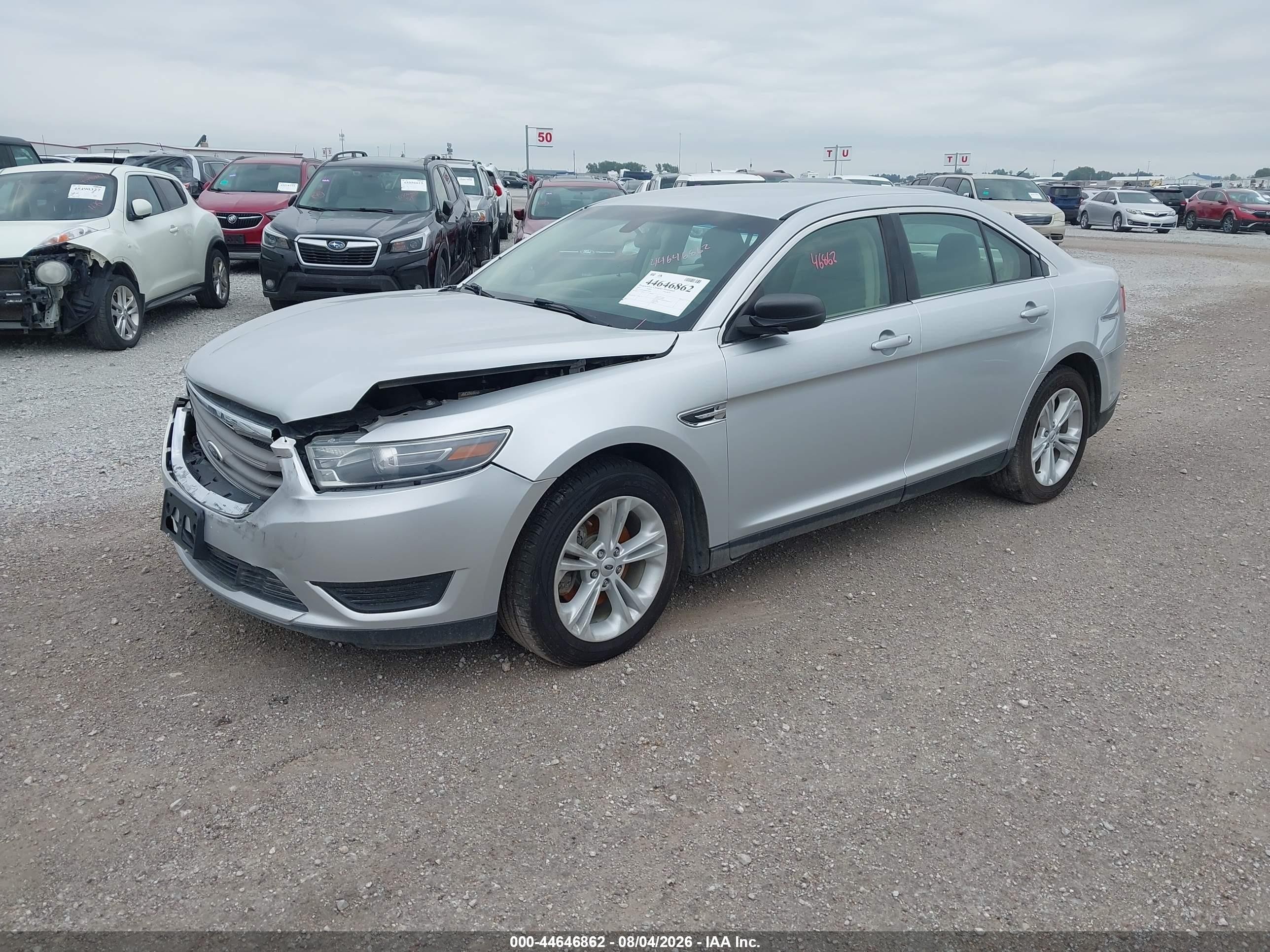 2015 Ford Taurus Se Silver vin: 1FAHP2D82FG159876