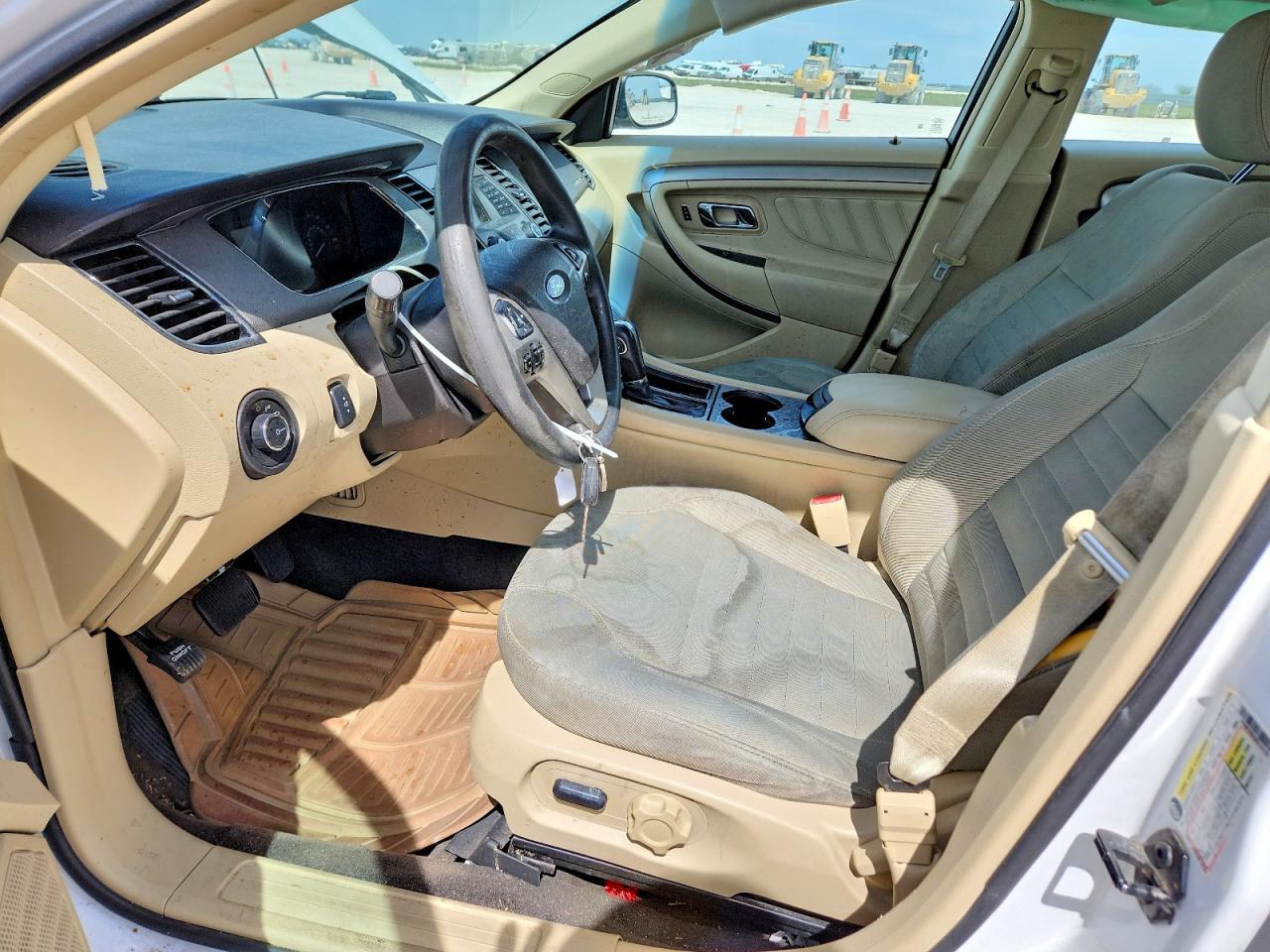 2013 Ford Taurus Se White vin: 1FAHP2D83DG142789