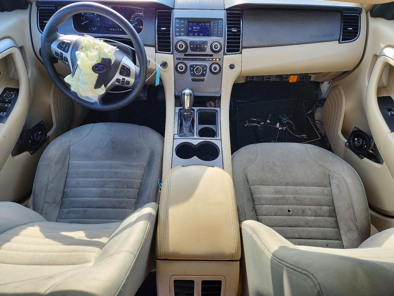 2013 Ford Taurus Se White vin: 1FAHP2D83DG185089