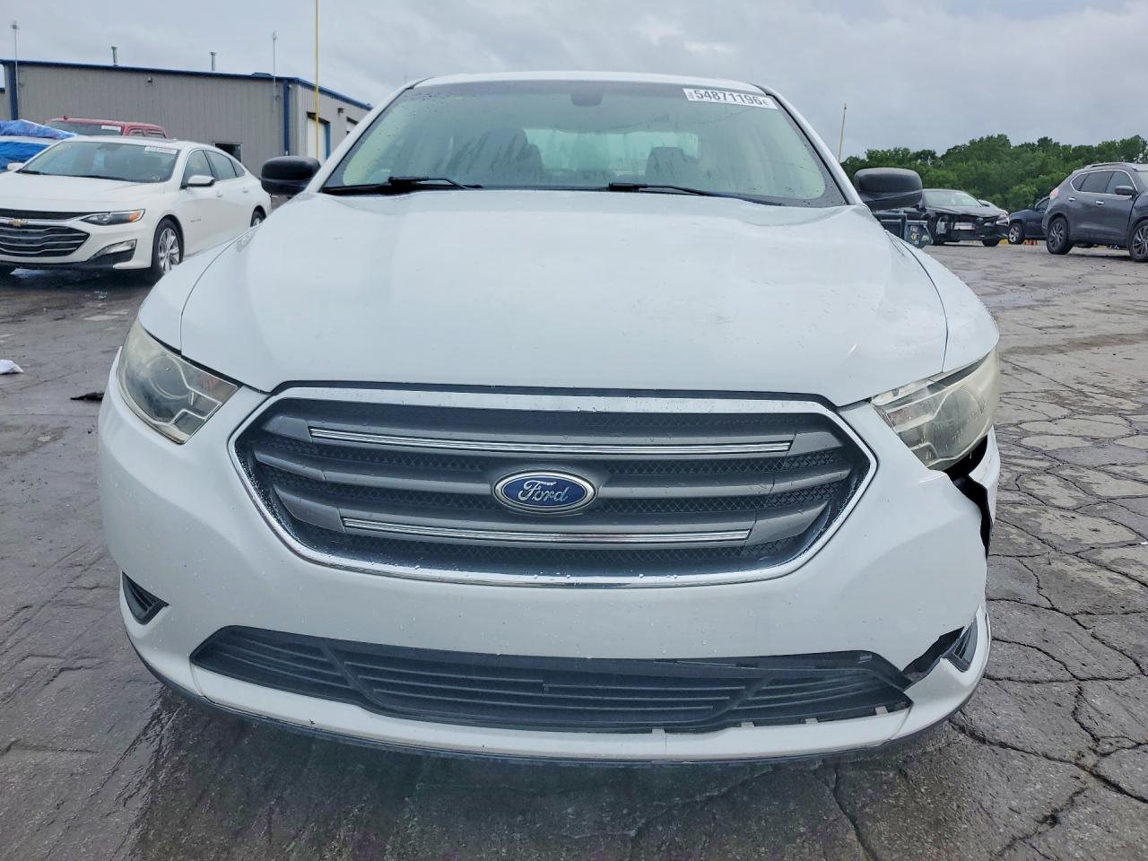 2013 Ford Taurus Se White vin: 1FAHP2D83DG185089