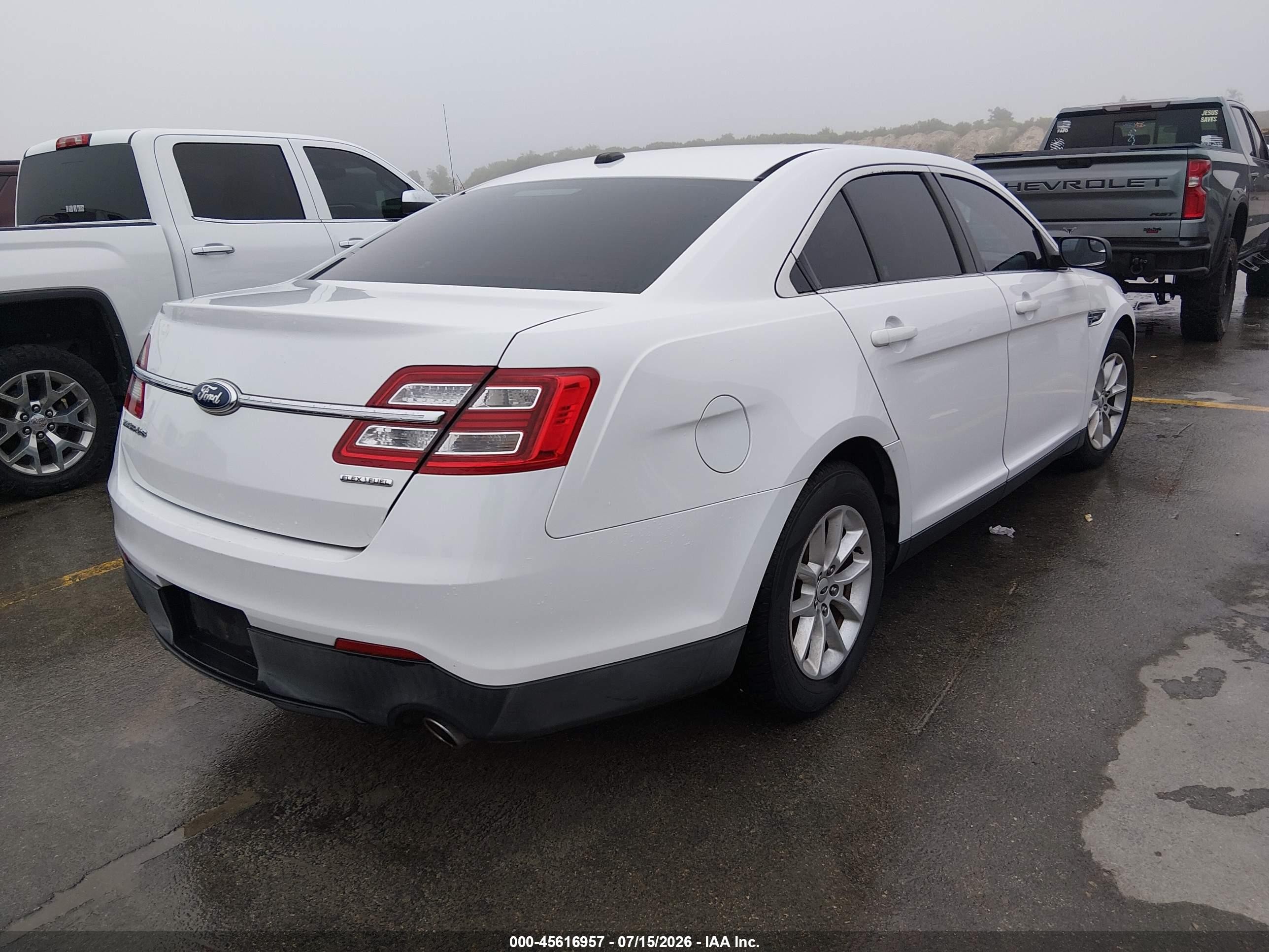 2013 Ford Taurus Se White vin: 1FAHP2D83DG212517
