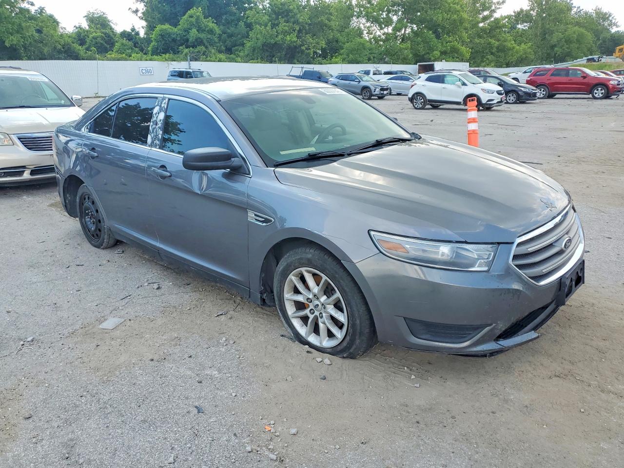 2014 Ford Taurus Se Gray vin: 1FAHP2D83EG135312