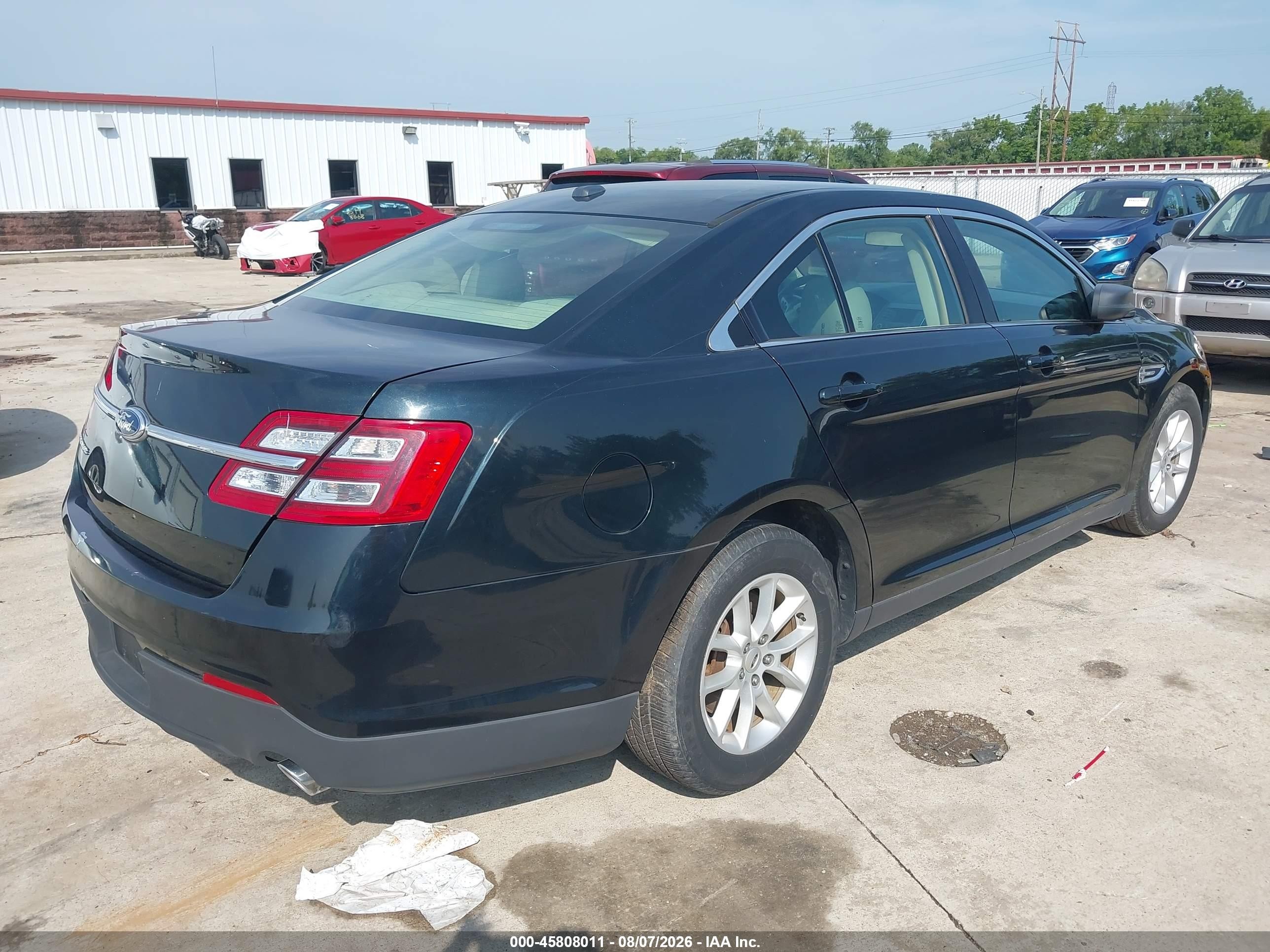 2014 Ford Taurus Se Black vin: 1FAHP2D83EG178452