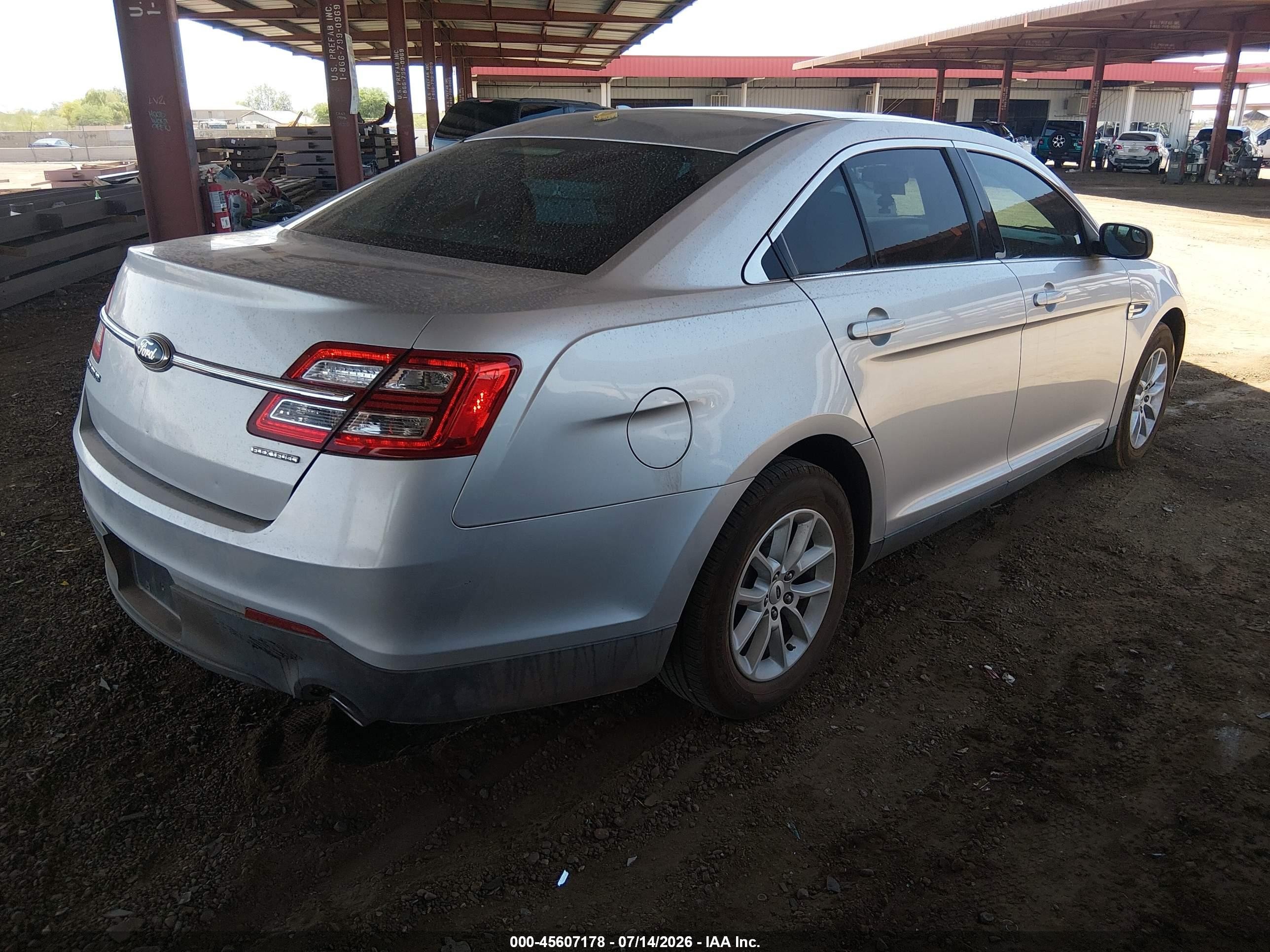 2014 Ford Taurus Se Silver vin: 1FAHP2D84EG114078