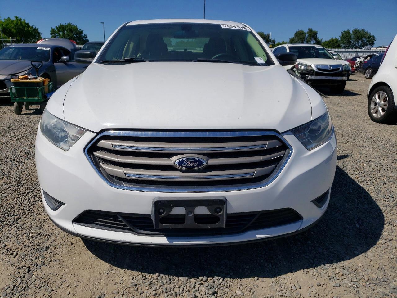 2013 Ford Taurus Se White vin: 1FAHP2D85DG159190