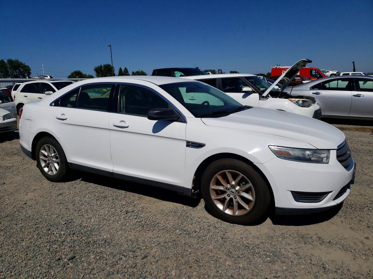 2013 Ford Taurus Se White vin: 1FAHP2D85DG159190