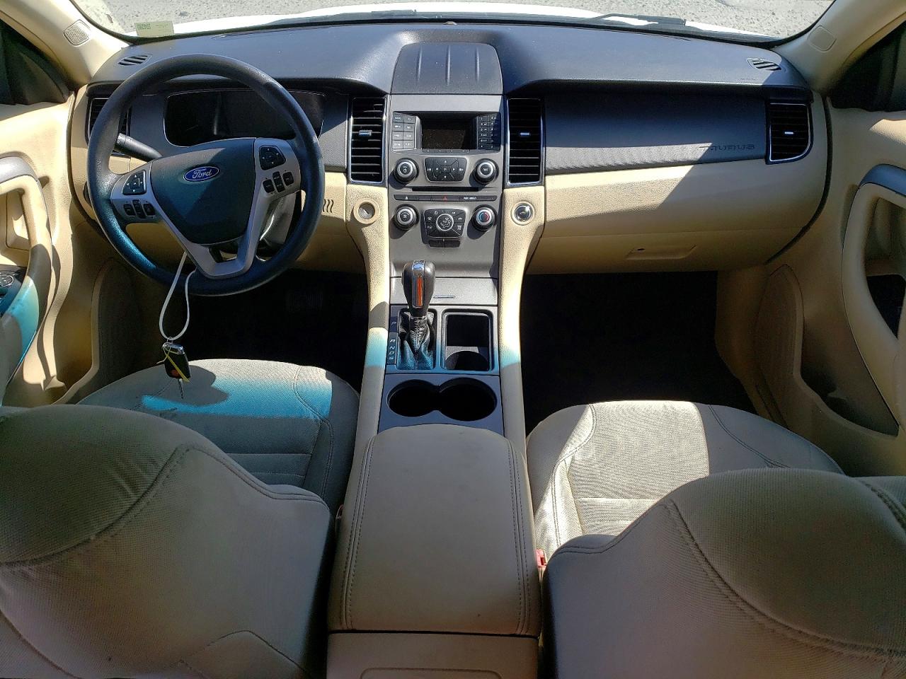 2013 Ford Taurus Se White vin: 1FAHP2D85DG159190
