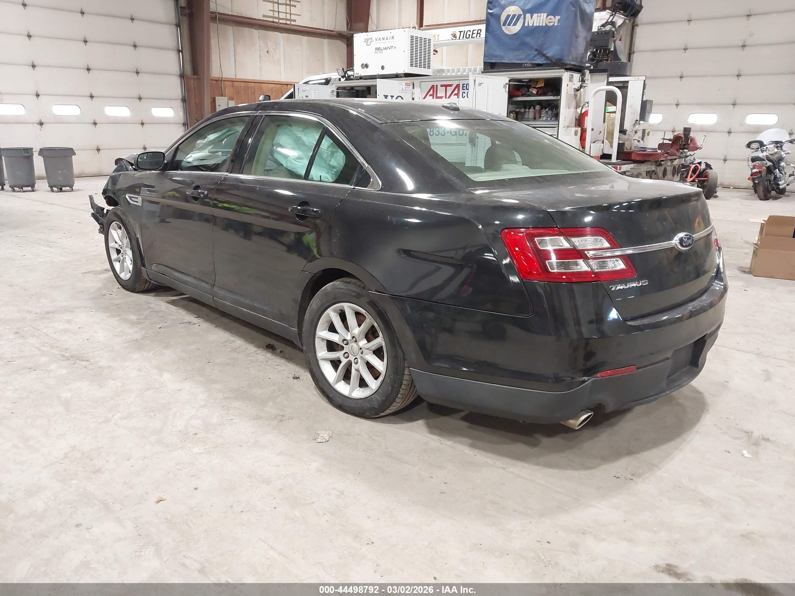 2013 Ford Taurus Se Black vin: 1FAHP2D85DG191783