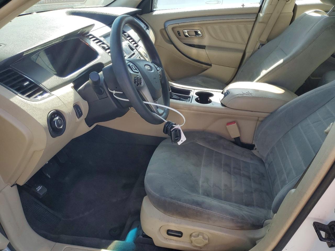 2014 Ford Taurus Se White vin: 1FAHP2D85EG150717
