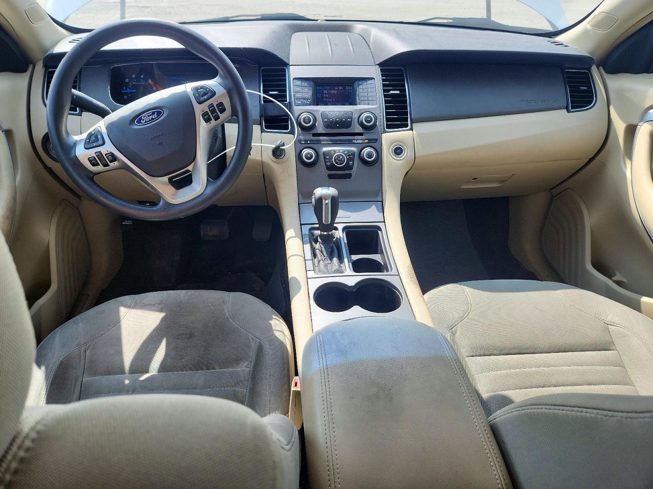 2013 Ford Taurus Se White vin: 1FAHP2D86DG221129