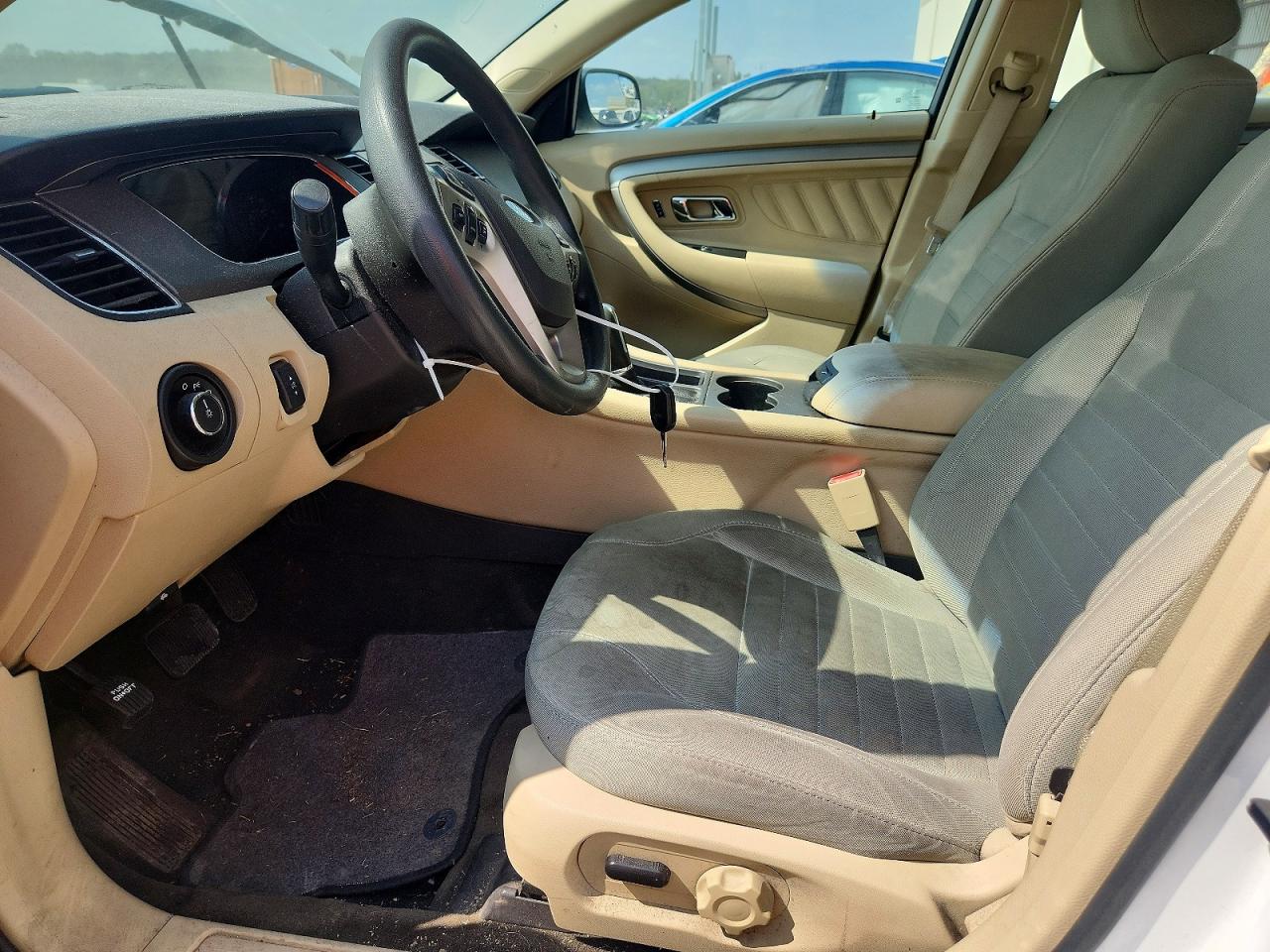 2013 Ford Taurus Se White vin: 1FAHP2D86DG221129