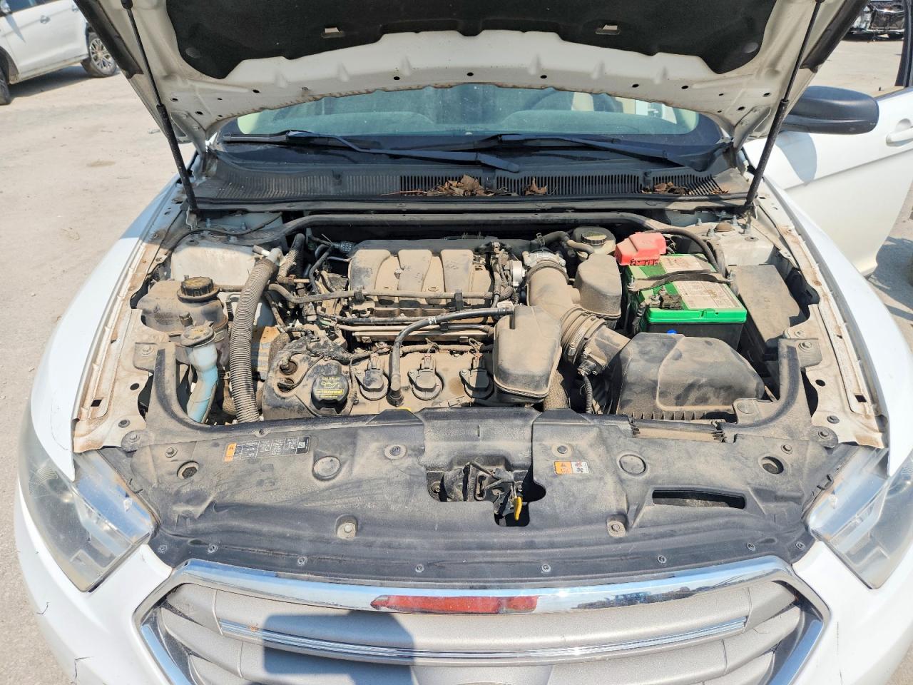 2013 Ford Taurus Se White vin: 1FAHP2D86DG221129