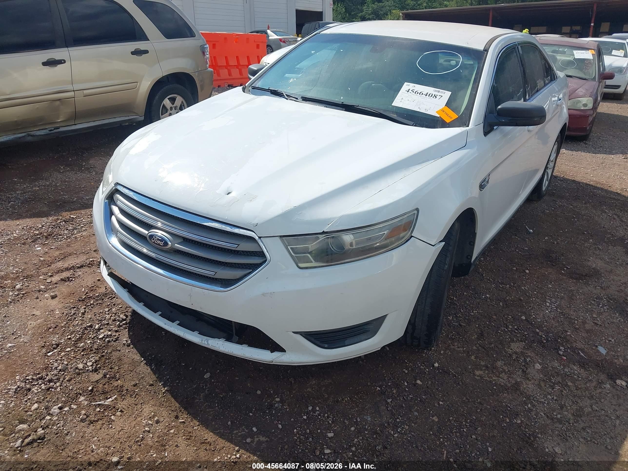 2014 Ford Taurus Se White vin: 1FAHP2D86EG133005