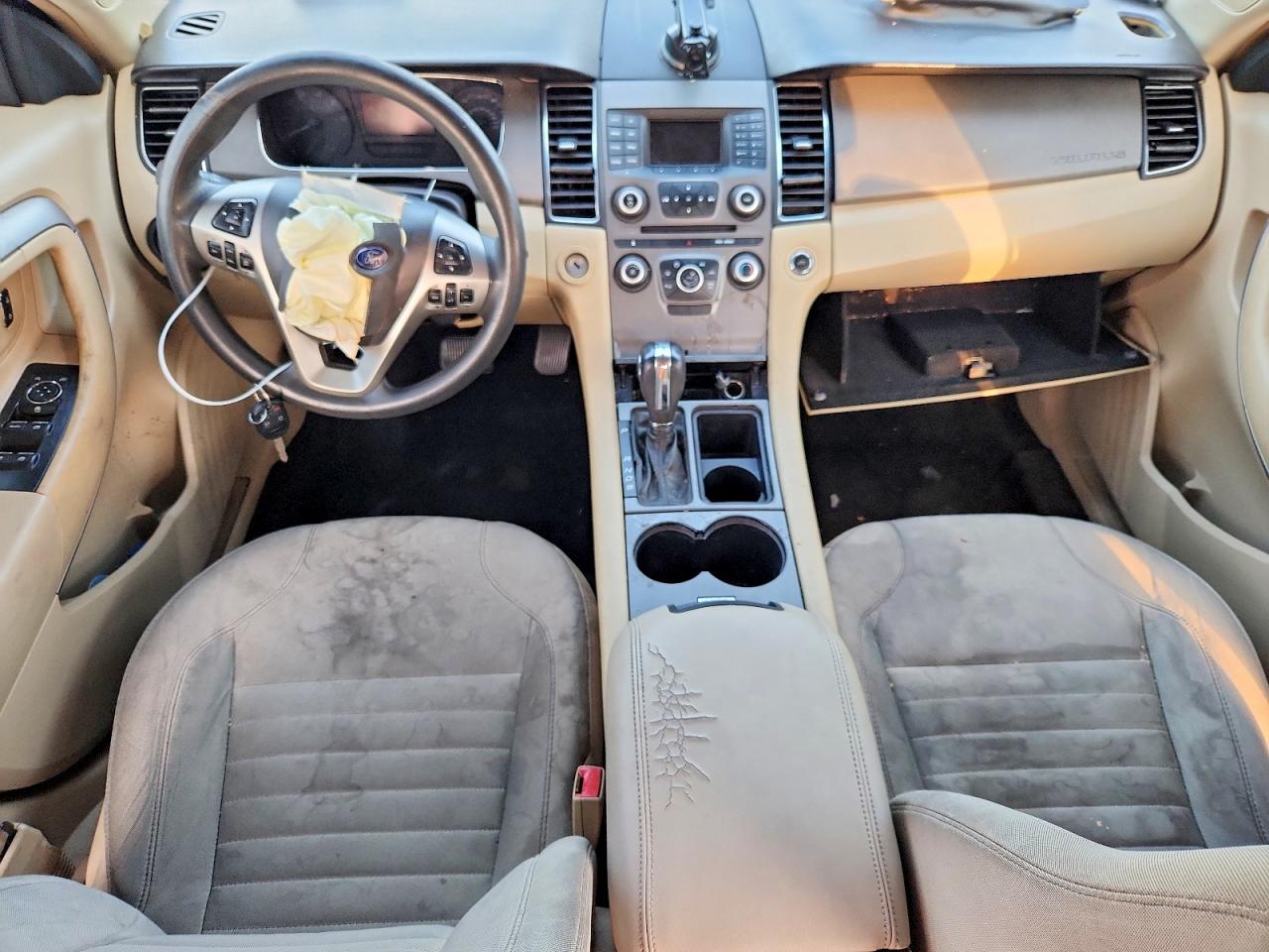 2013 Ford Taurus Se White vin: 1FAHP2D88DG130301