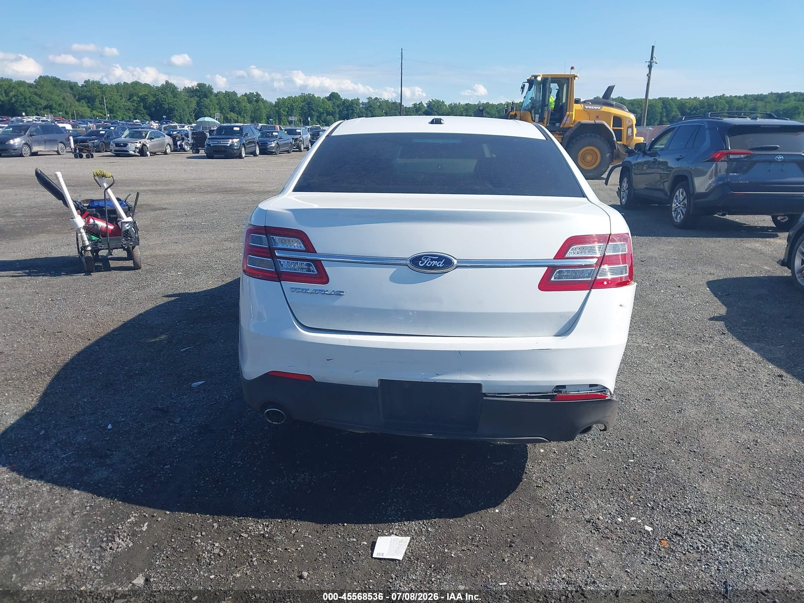 2013 Ford Taurus Se White vin: 1FAHP2D88DG182253