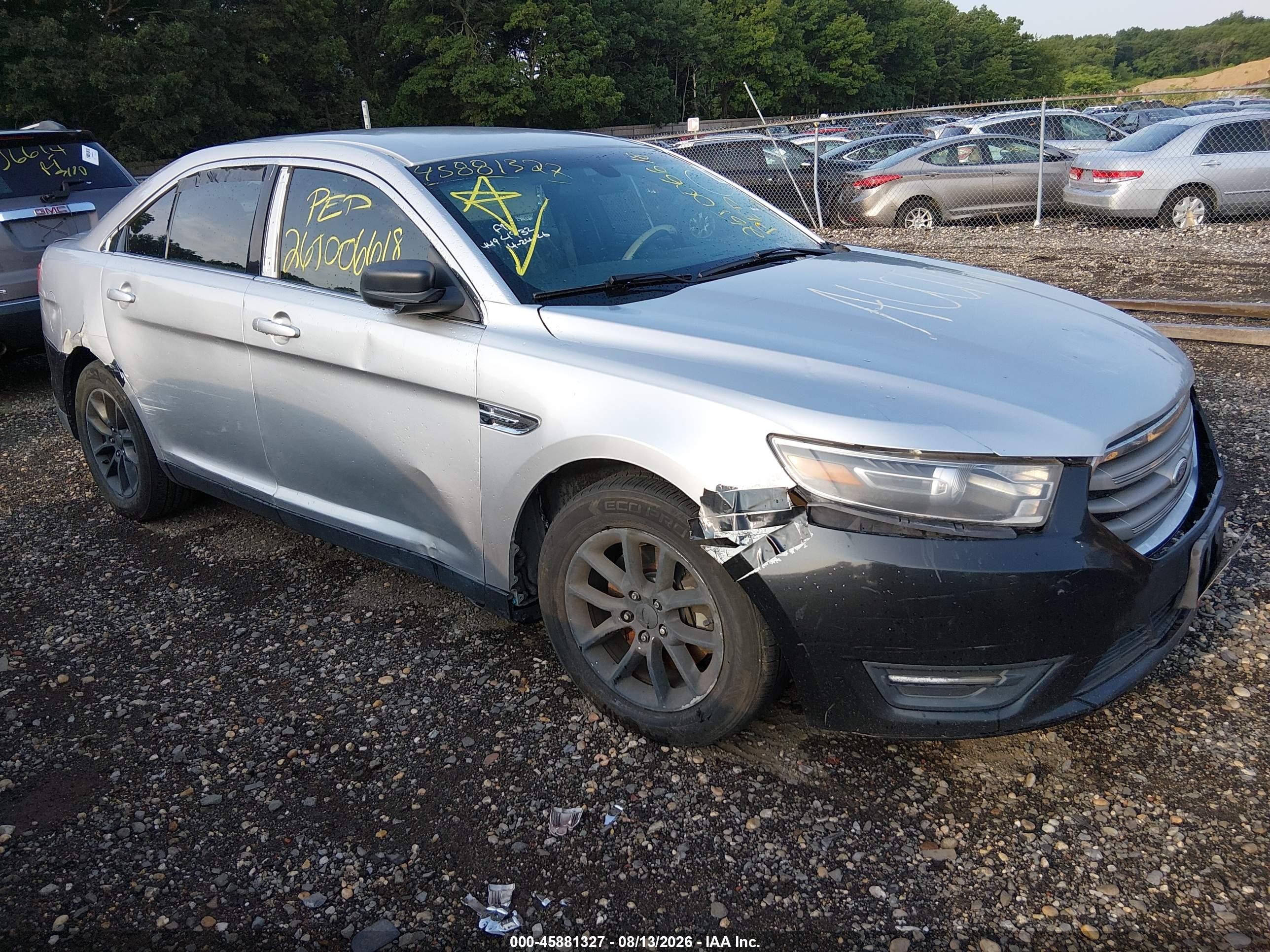 2013 Ford Taurus Se Серый vin: 1FAHP2D88DG191616