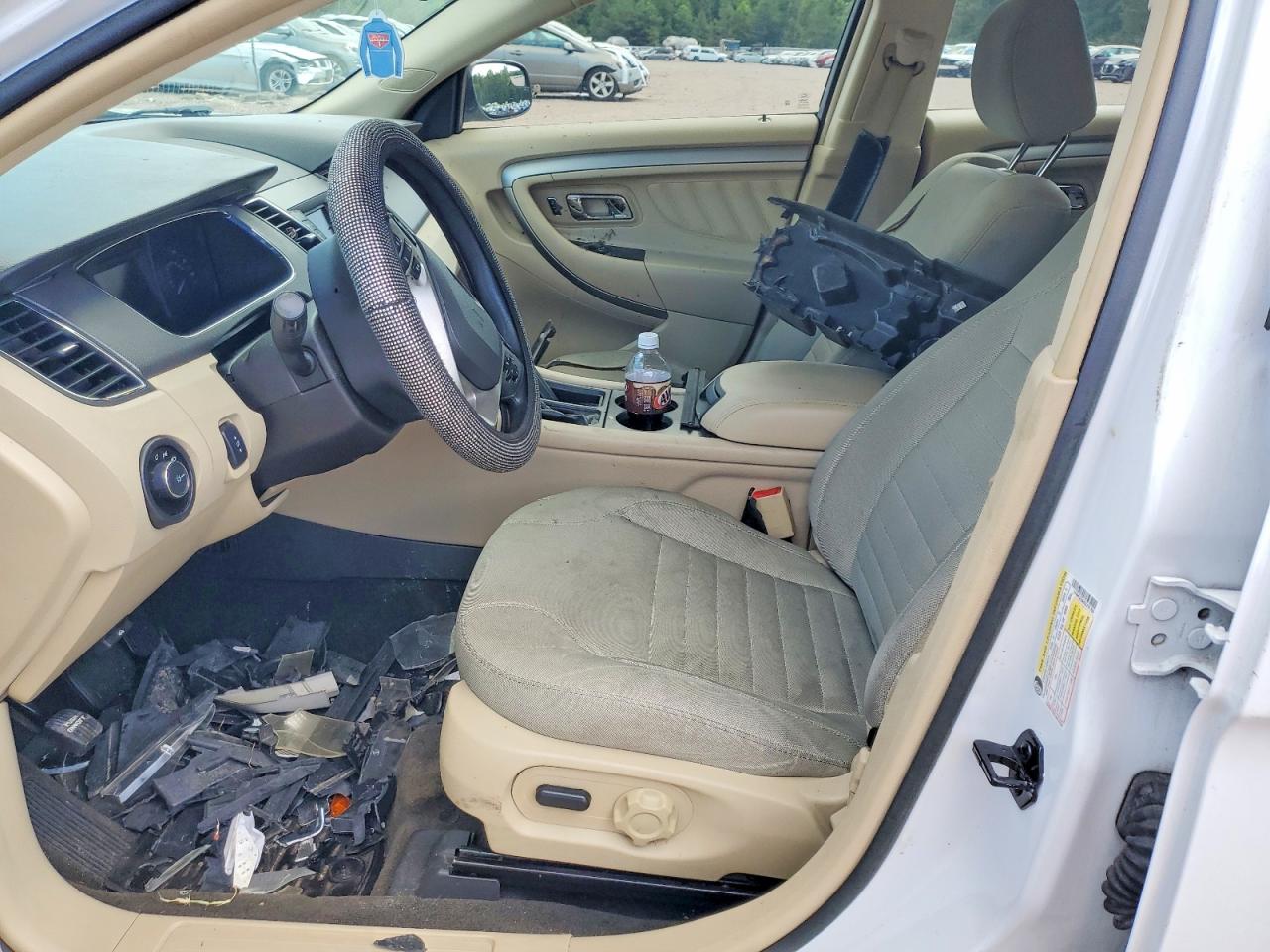 2015 Ford Taurus Se White vin: 1FAHP2D88FG101755