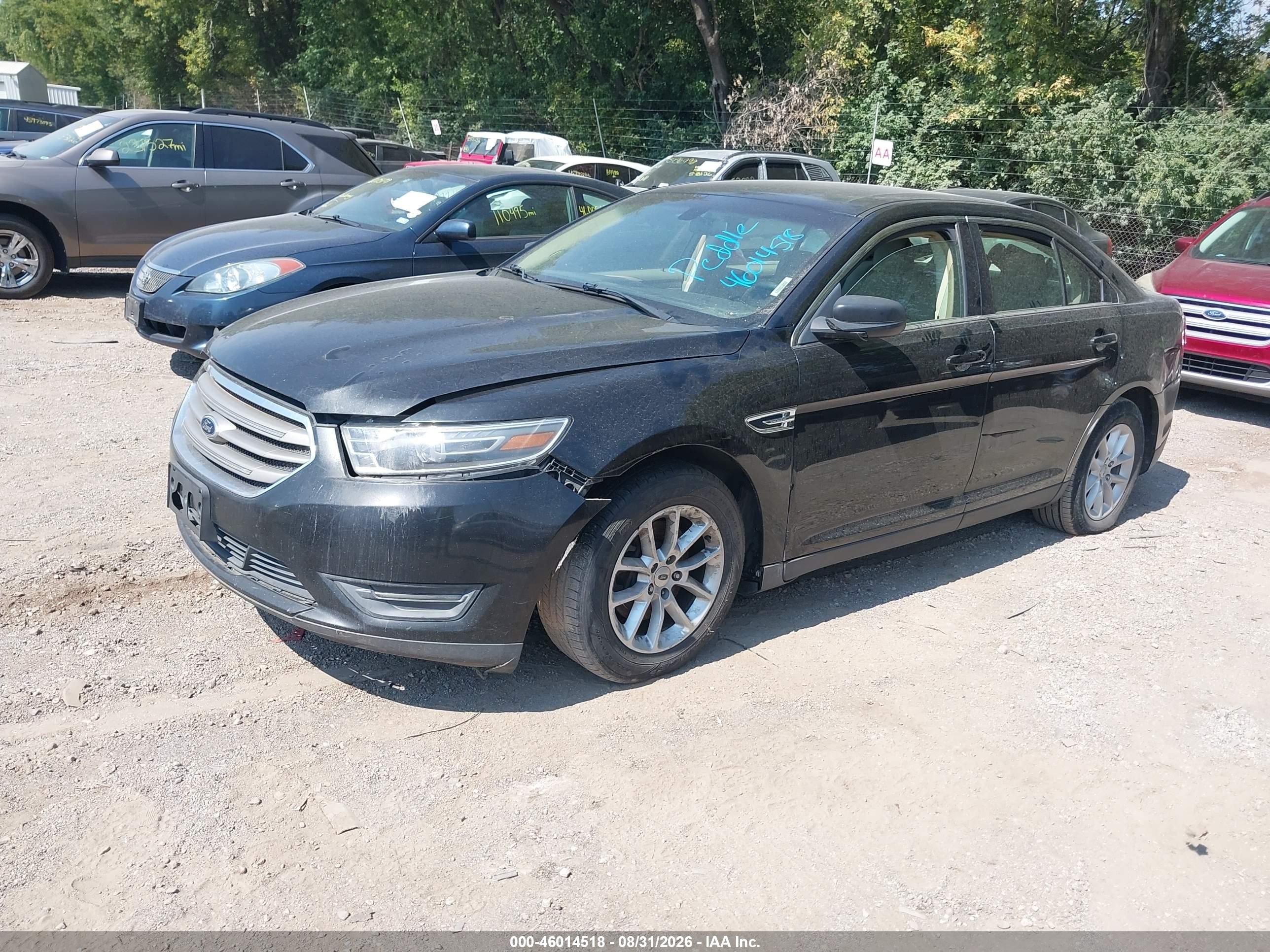 2013 Ford Taurus Se Black vin: 1FAHP2D89DG168846