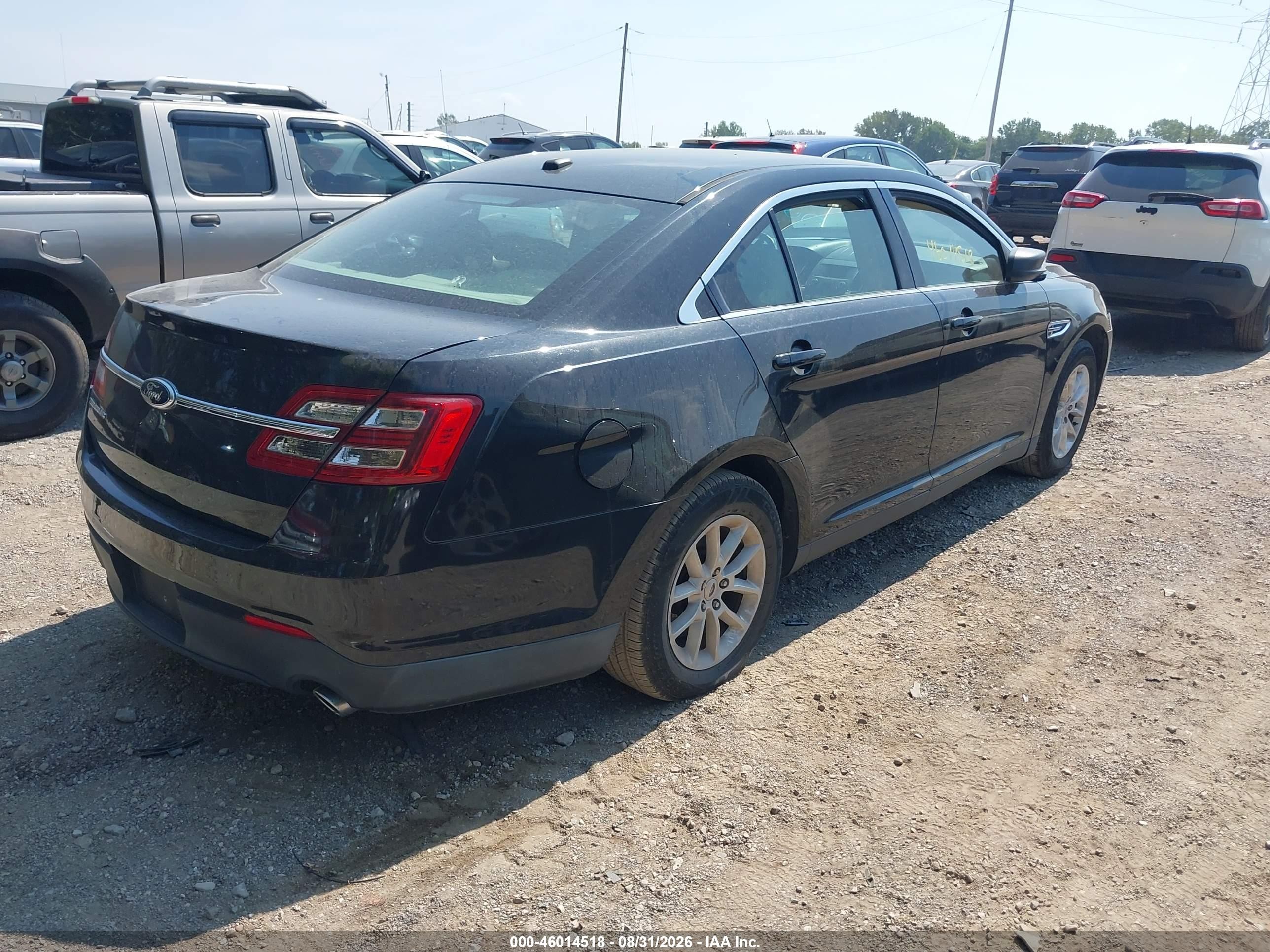 2013 Ford Taurus Se Black vin: 1FAHP2D89DG168846
