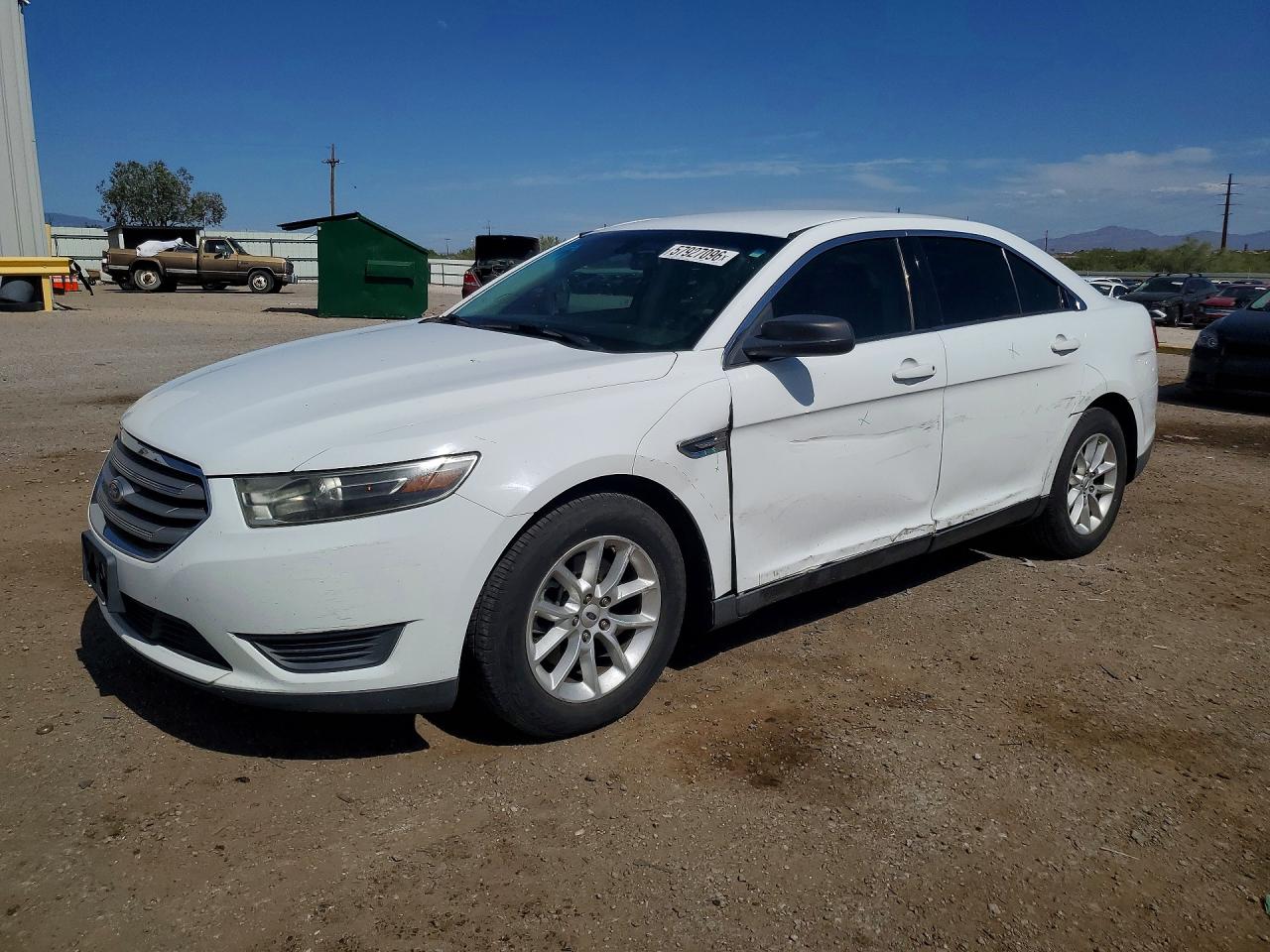 2014 Ford Taurus Se Белый vin: 1FAHP2D89EG175541