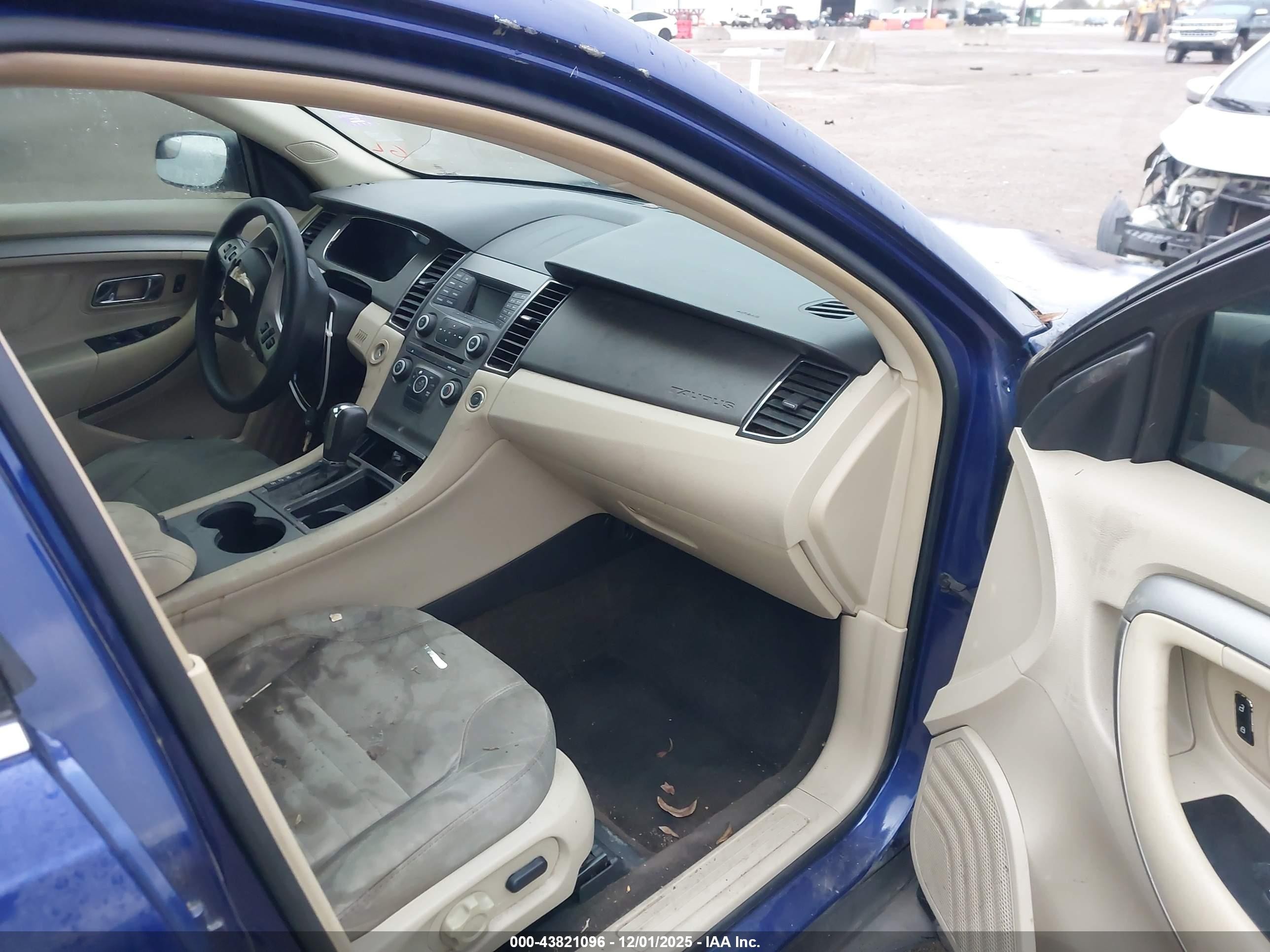 2013 Ford Taurus Se Blue vin: 1FAHP2D8XDG163896