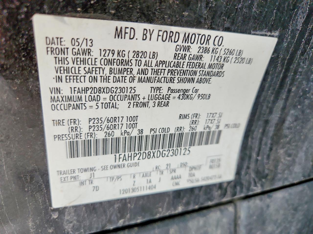 2013 Ford Taurus Se Black vin: 1FAHP2D8XDG230125