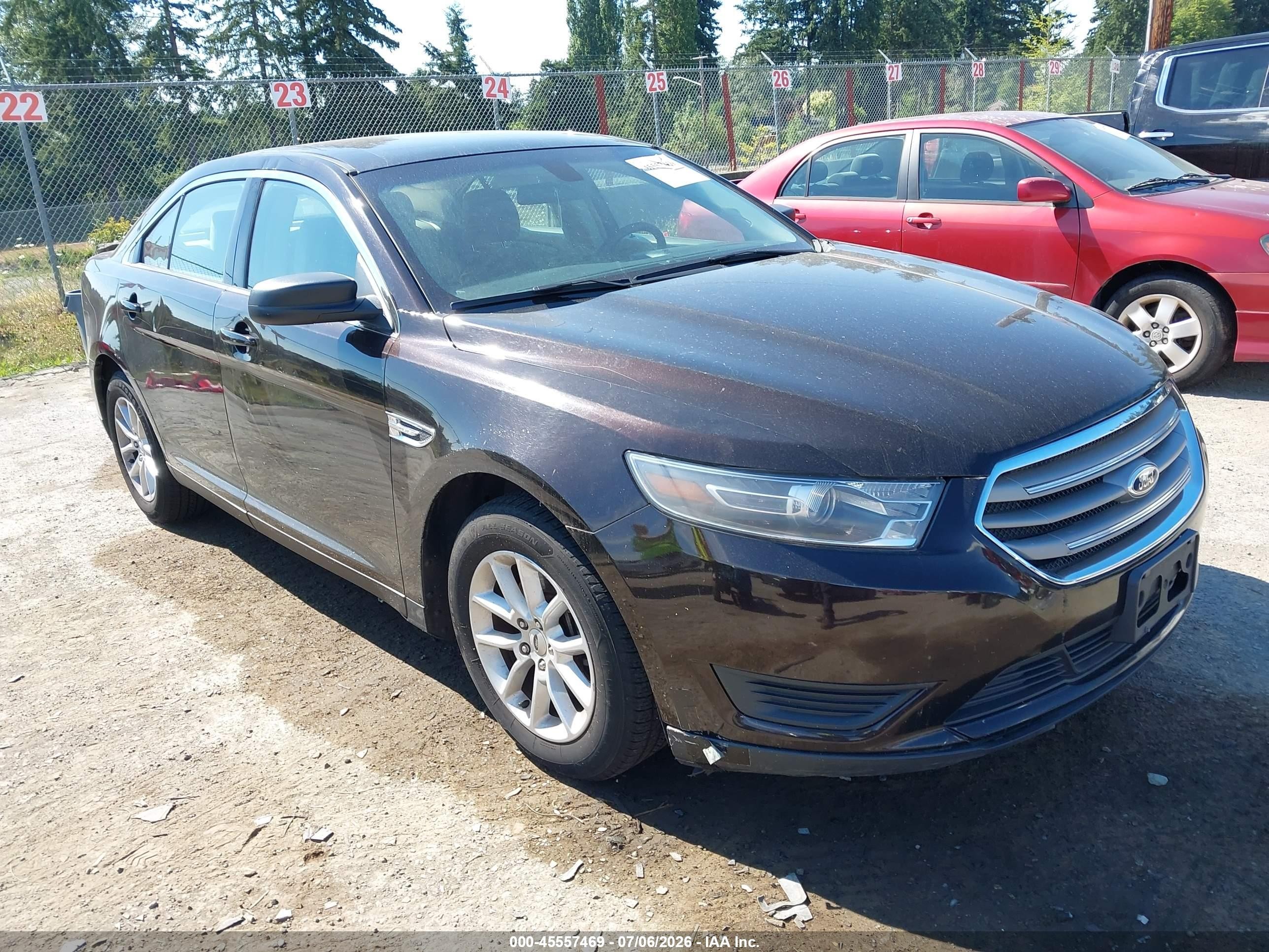 2014 Ford Taurus Se Black vin: 1FAHP2D8XEG174625
