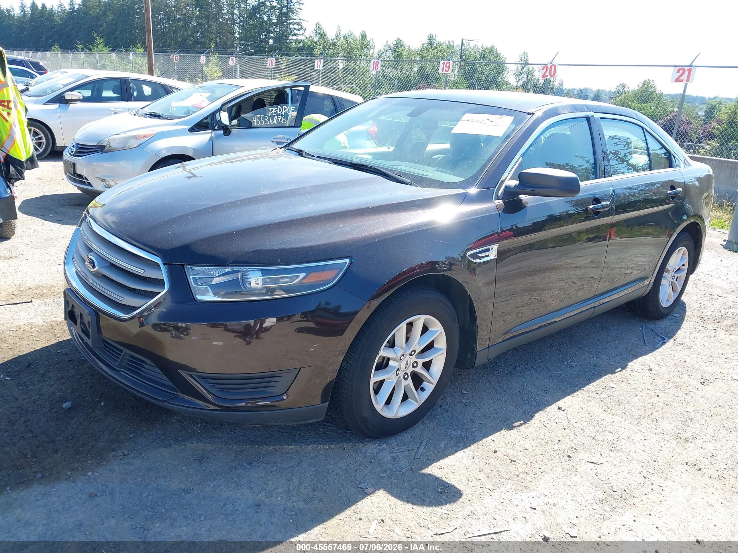 2014 Ford Taurus Se Black vin: 1FAHP2D8XEG174625