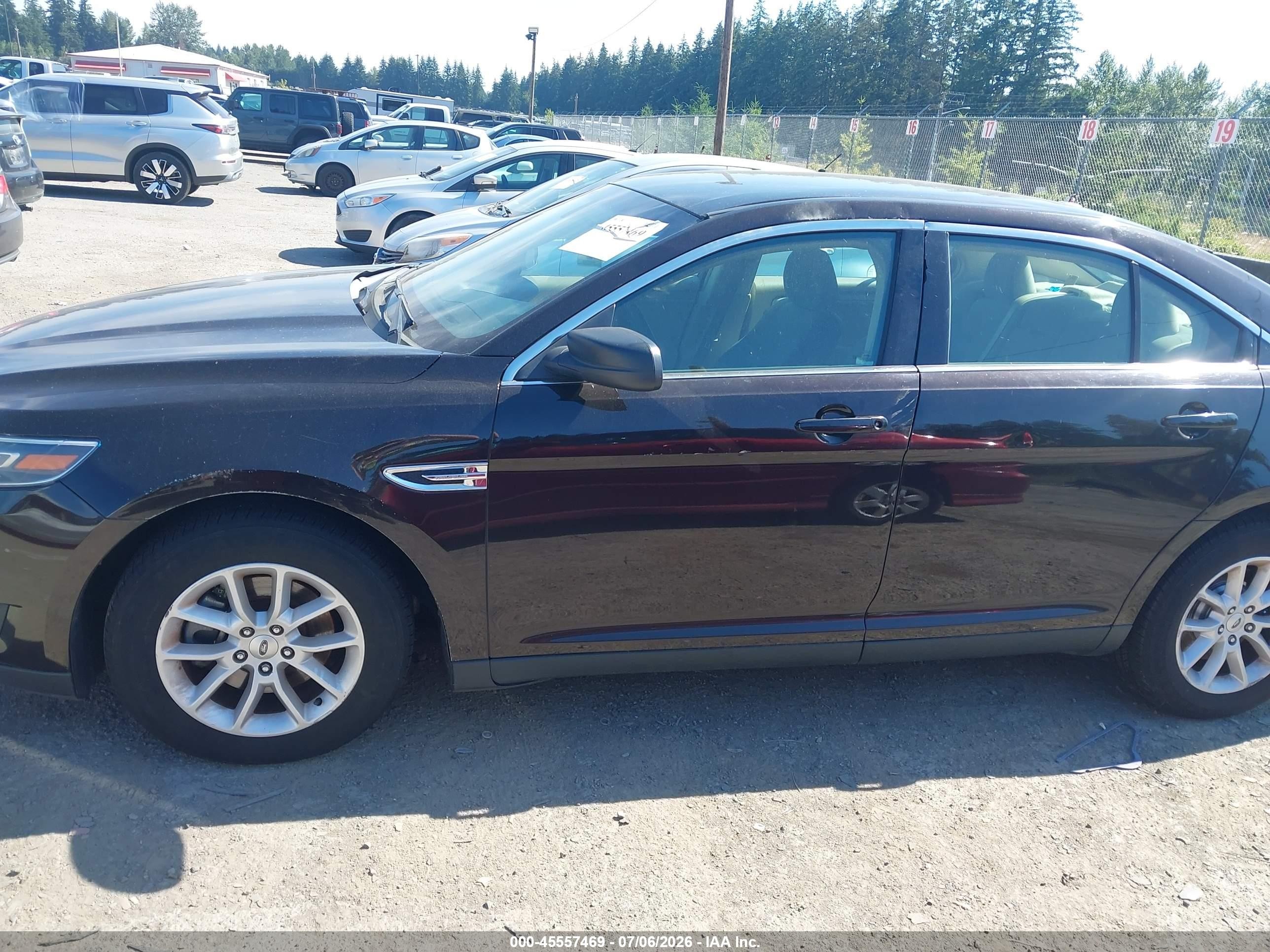 2014 Ford Taurus Se Black vin: 1FAHP2D8XEG174625