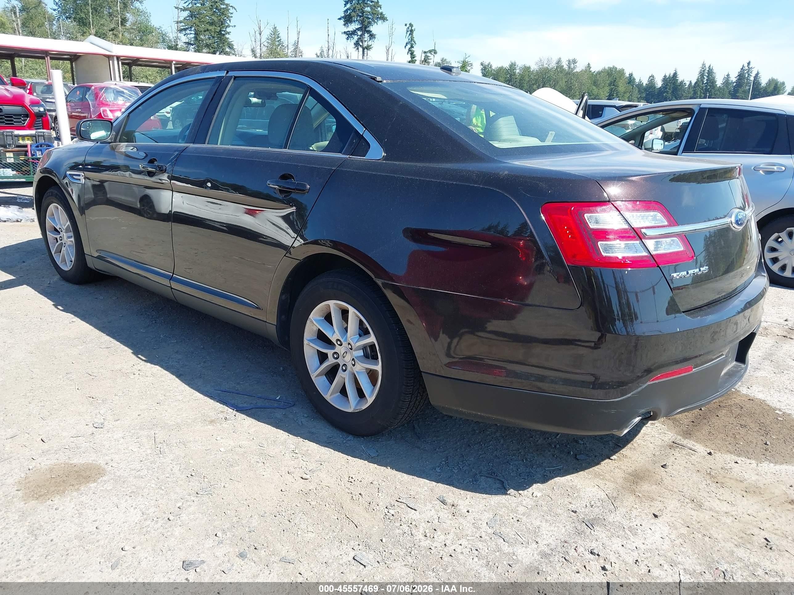 2014 Ford Taurus Se Black vin: 1FAHP2D8XEG174625