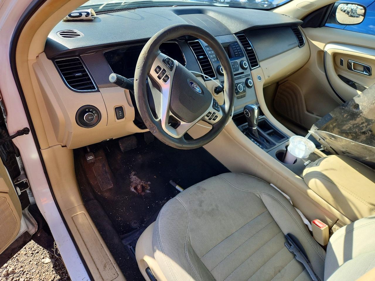 2015 Ford Taurus Se White vin: 1FAHP2D8XFG173153