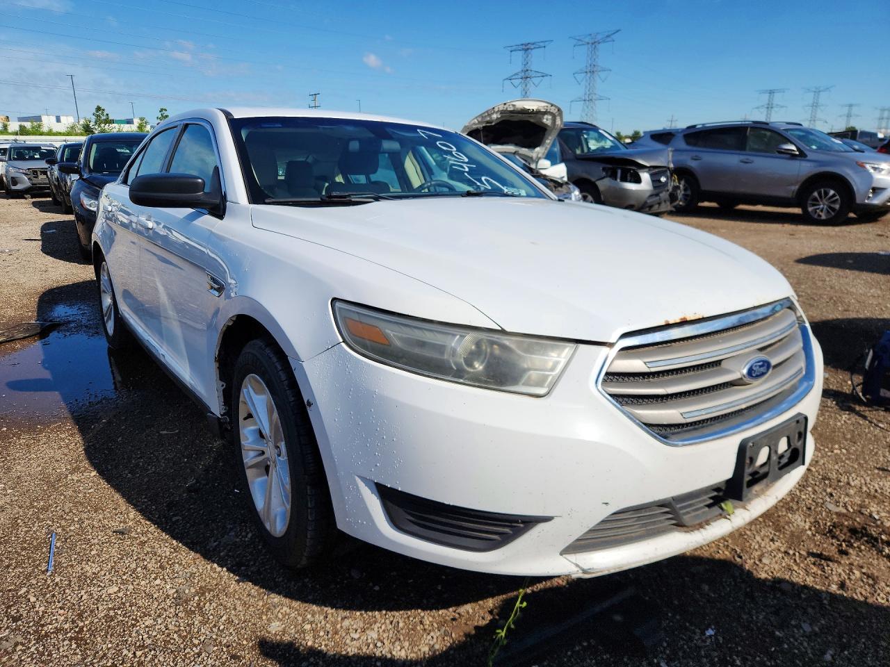 2015 Ford Taurus Se White vin: 1FAHP2D8XFG173153