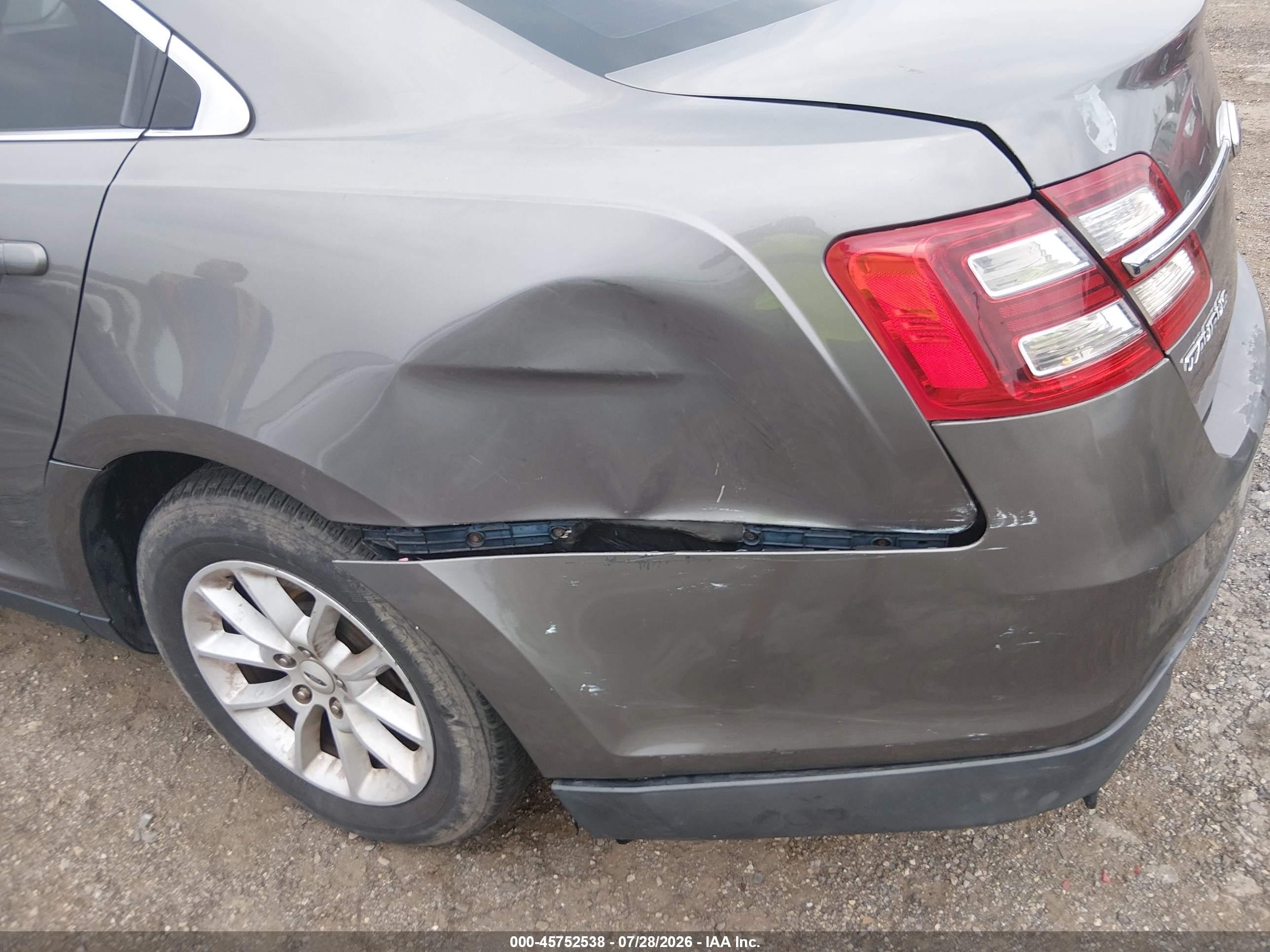 2013 Ford Taurus Se Gray vin: 1FAHP2D92DG160175