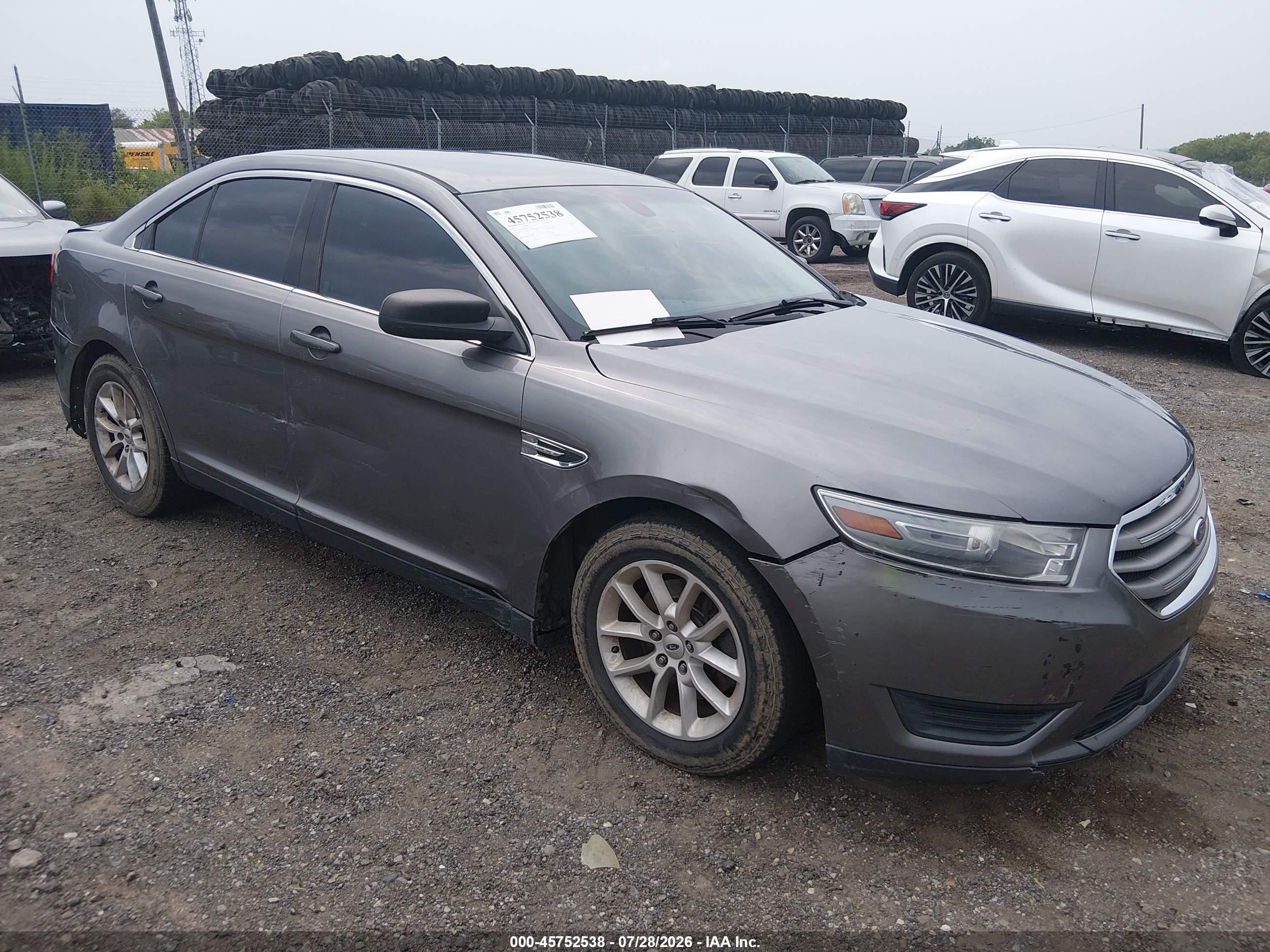 2013 Ford Taurus Se Gray vin: 1FAHP2D92DG160175