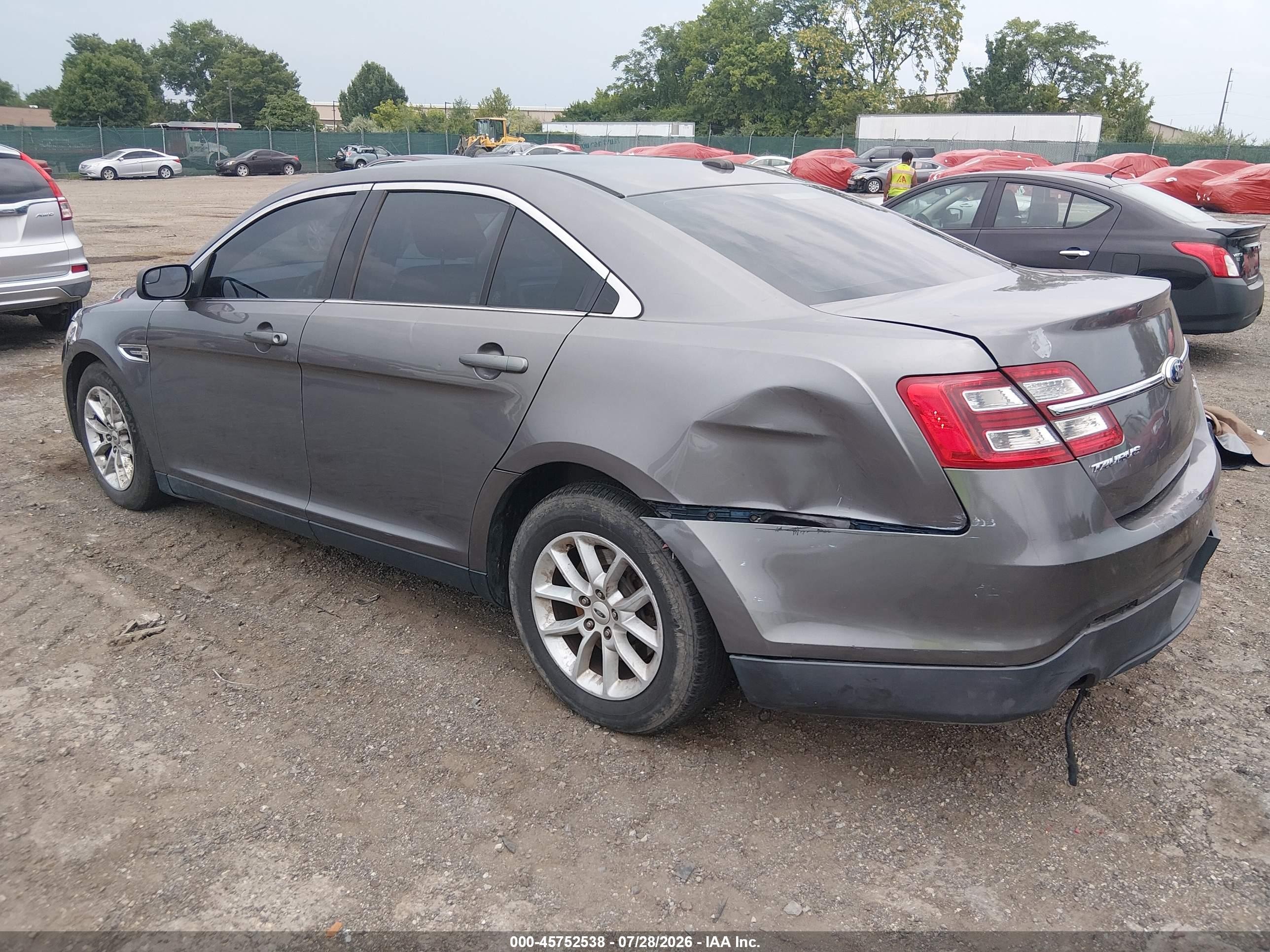 2013 Ford Taurus Se Gray vin: 1FAHP2D92DG160175