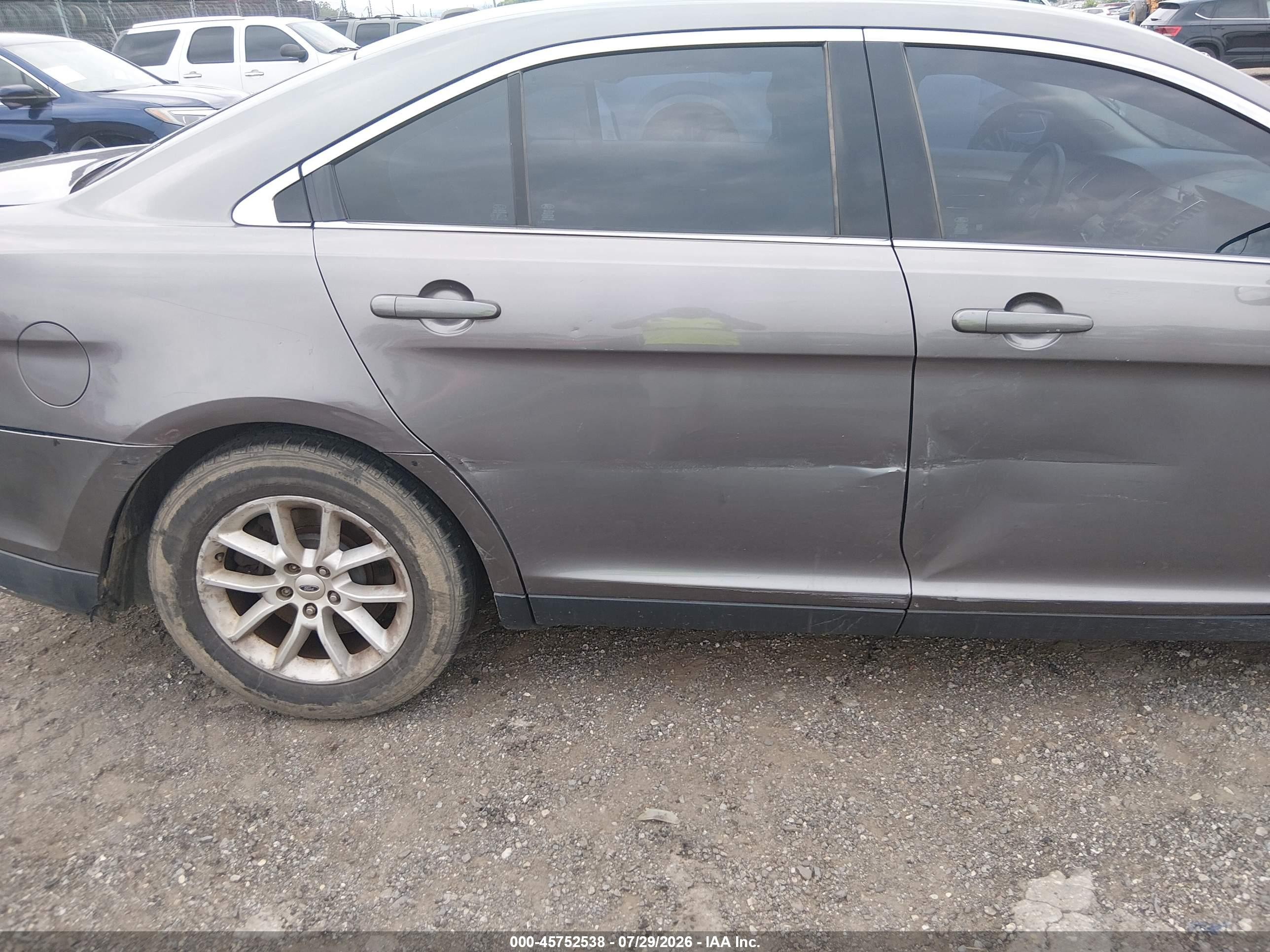 2013 Ford Taurus Se Gray vin: 1FAHP2D92DG160175