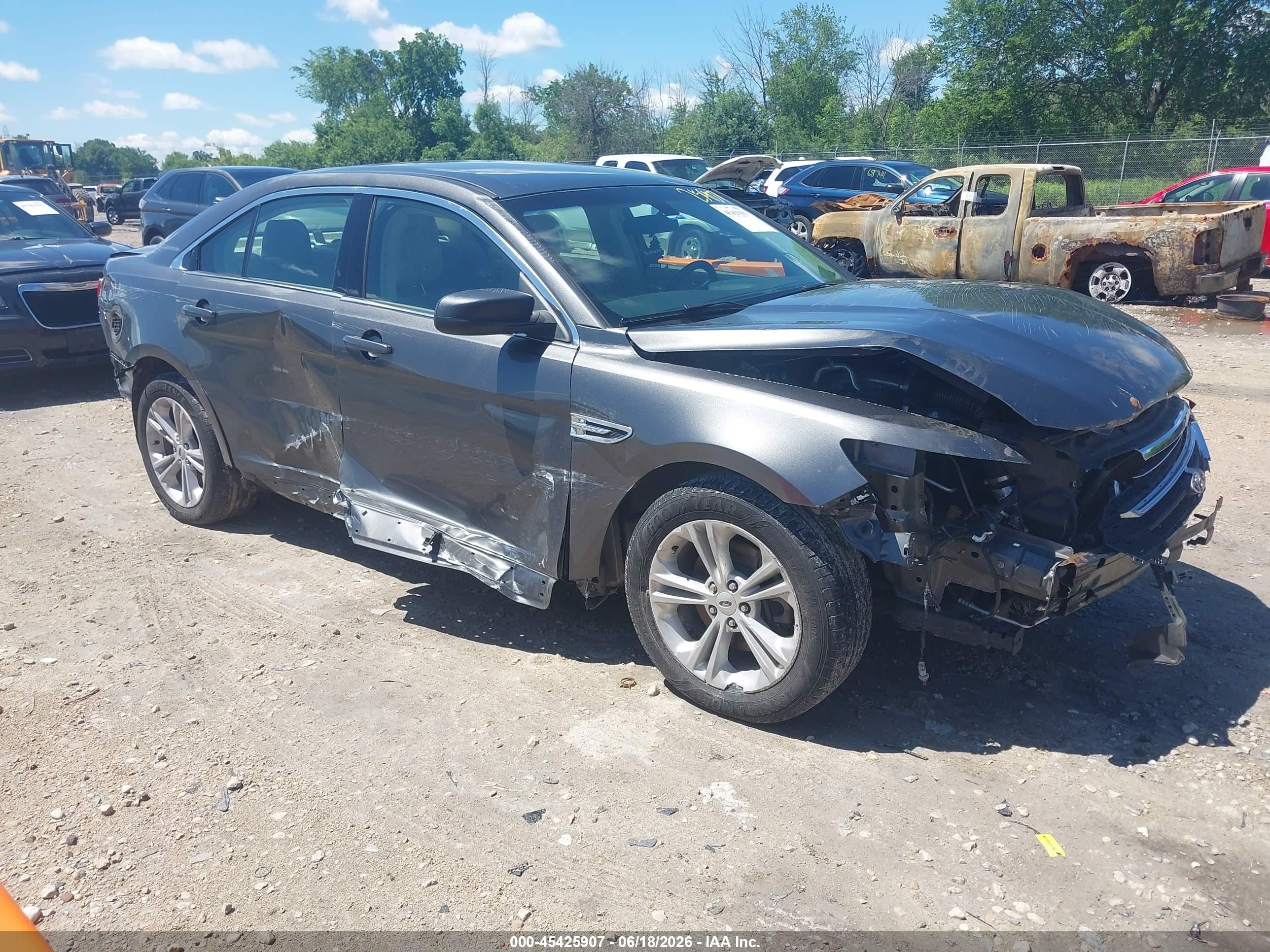 2015 Ford Taurus Se Gray vin: 1FAHP2D96FG182148