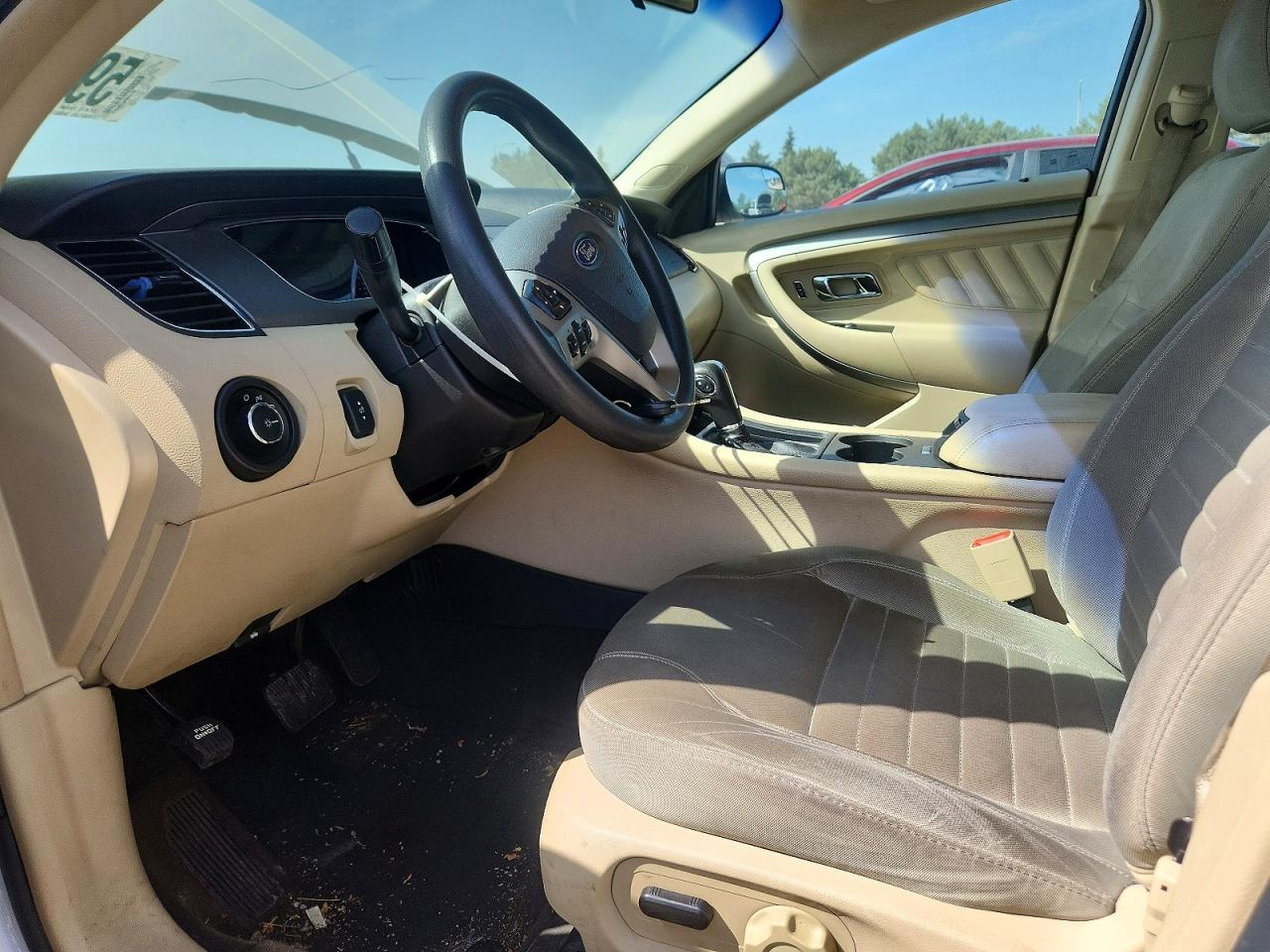 2013 Ford Taurus Se White vin: 1FAHP2D97DG157918