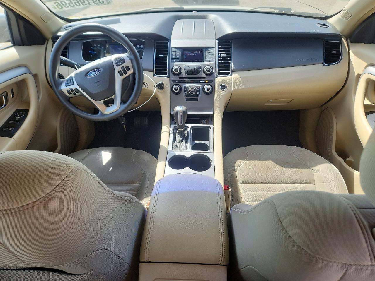 2013 Ford Taurus Se White vin: 1FAHP2D97DG157918