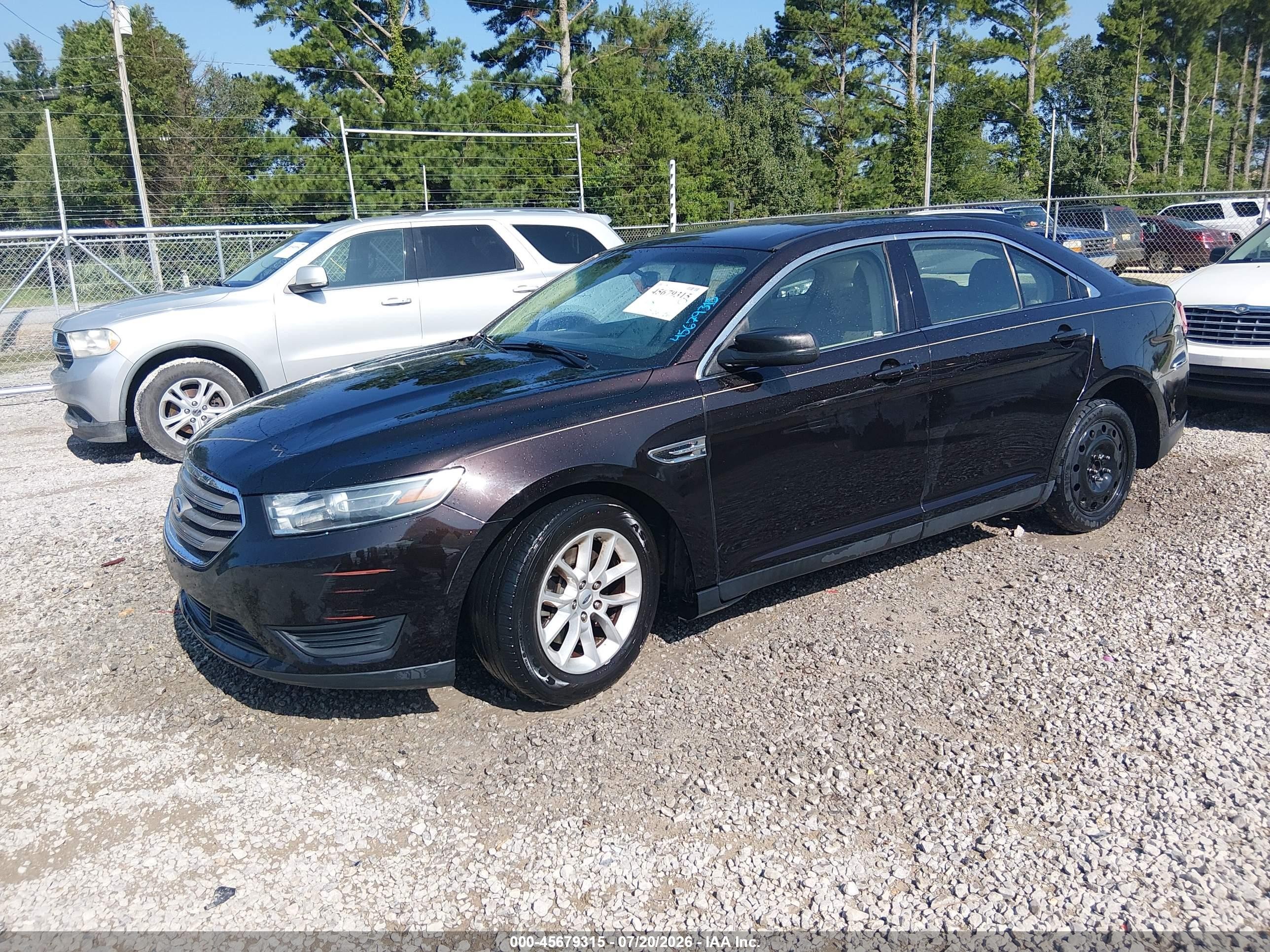 2014 Ford Taurus Se Black vin: 1FAHP2D97EG164627