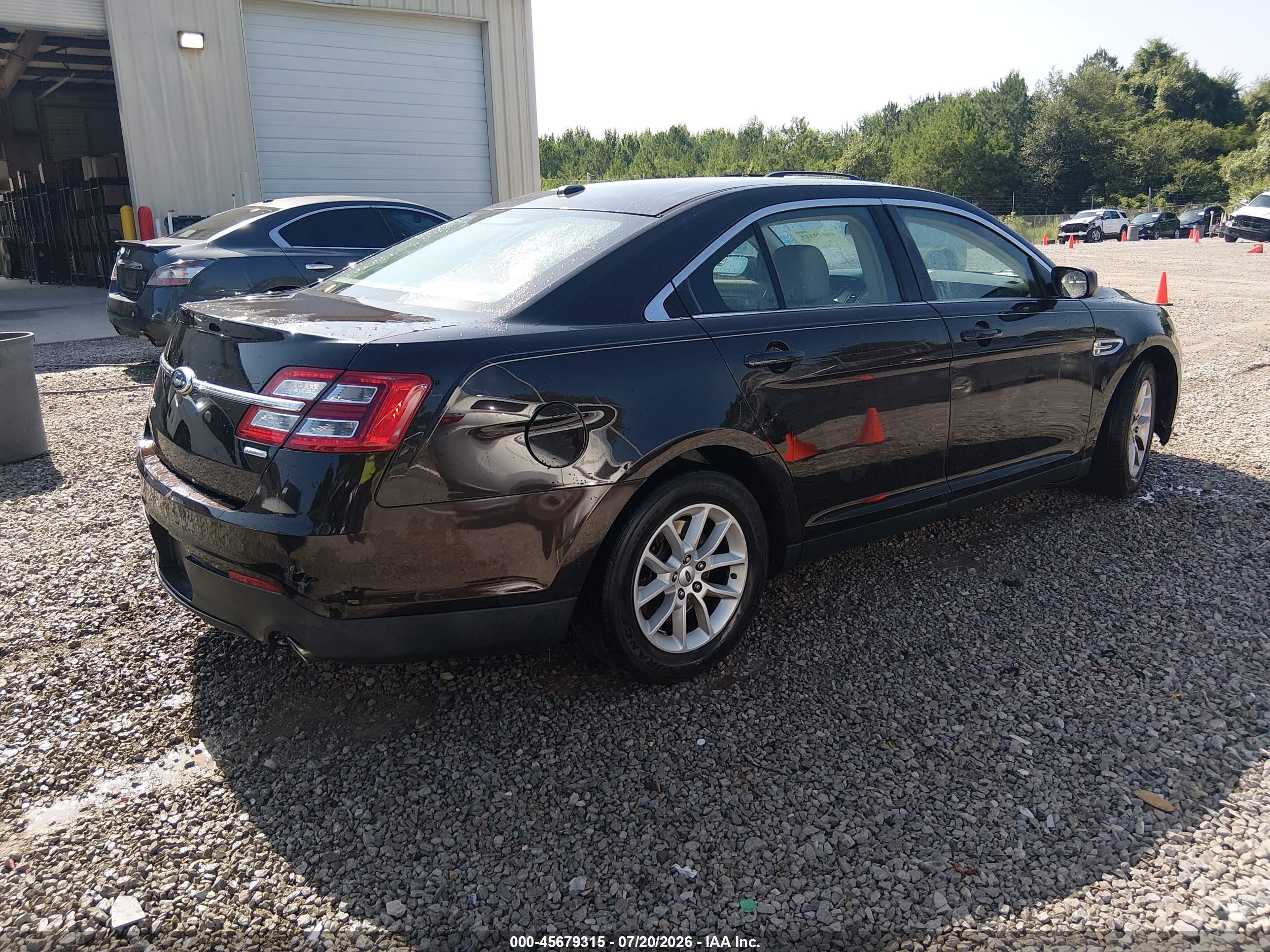 2014 Ford Taurus Se Black vin: 1FAHP2D97EG164627