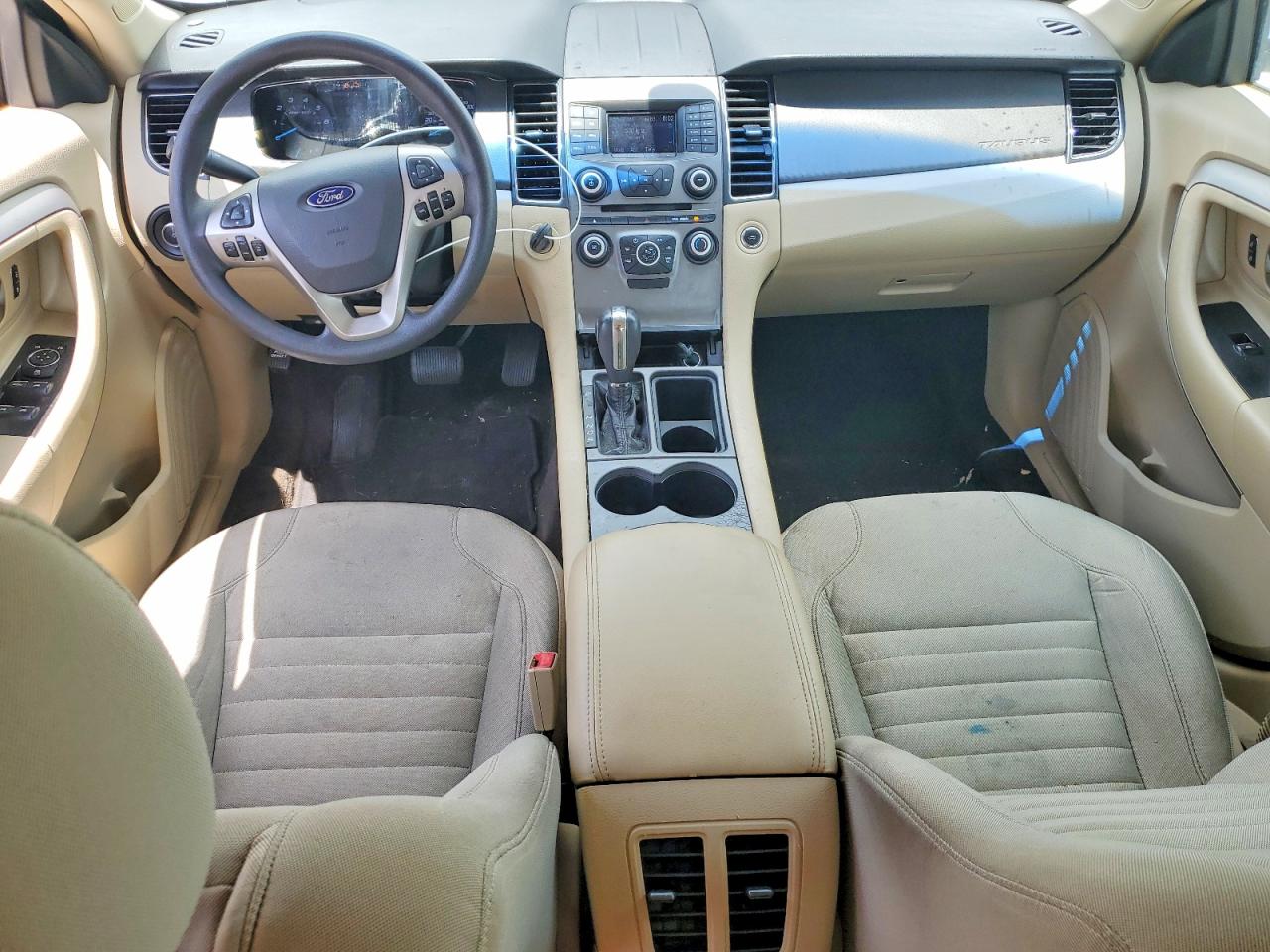 2014 Ford Taurus Se White vin: 1FAHP2D99EG131953