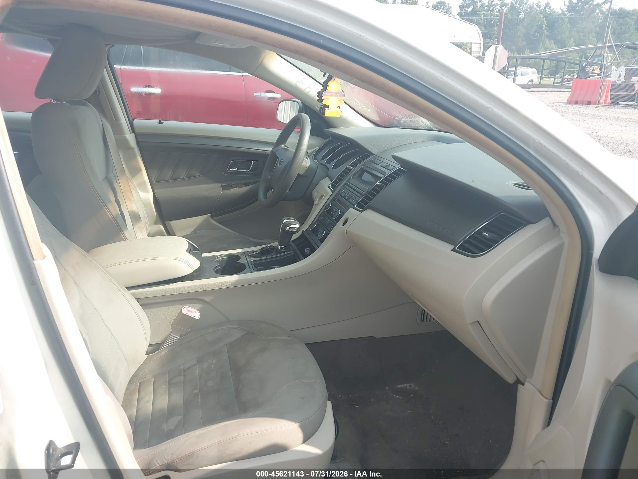 2011 Ford Taurus Se White vin: 1FAHP2DW1BG119779