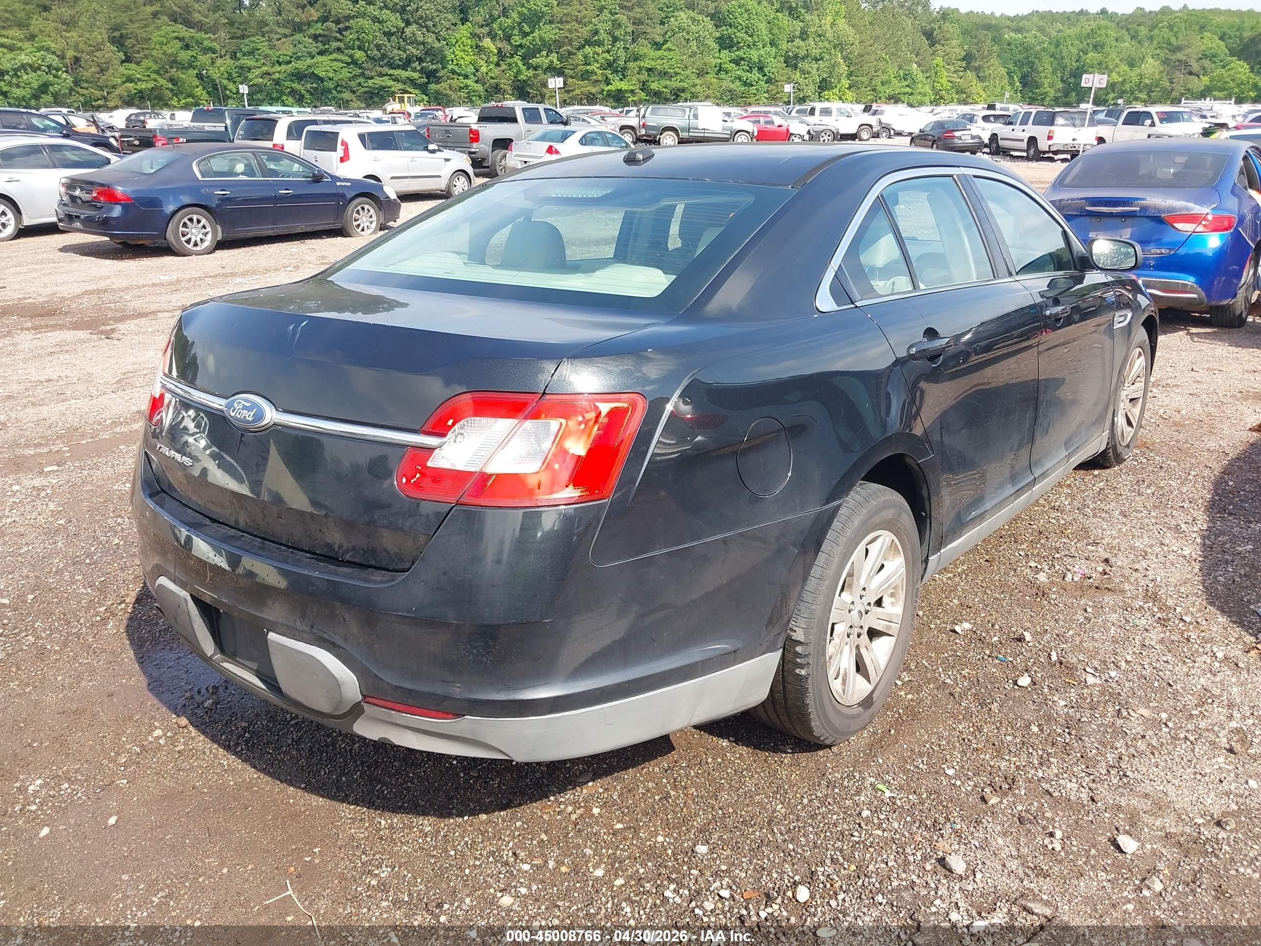 2011 Ford Taurus Se Black vin: 1FAHP2DW1BG145346