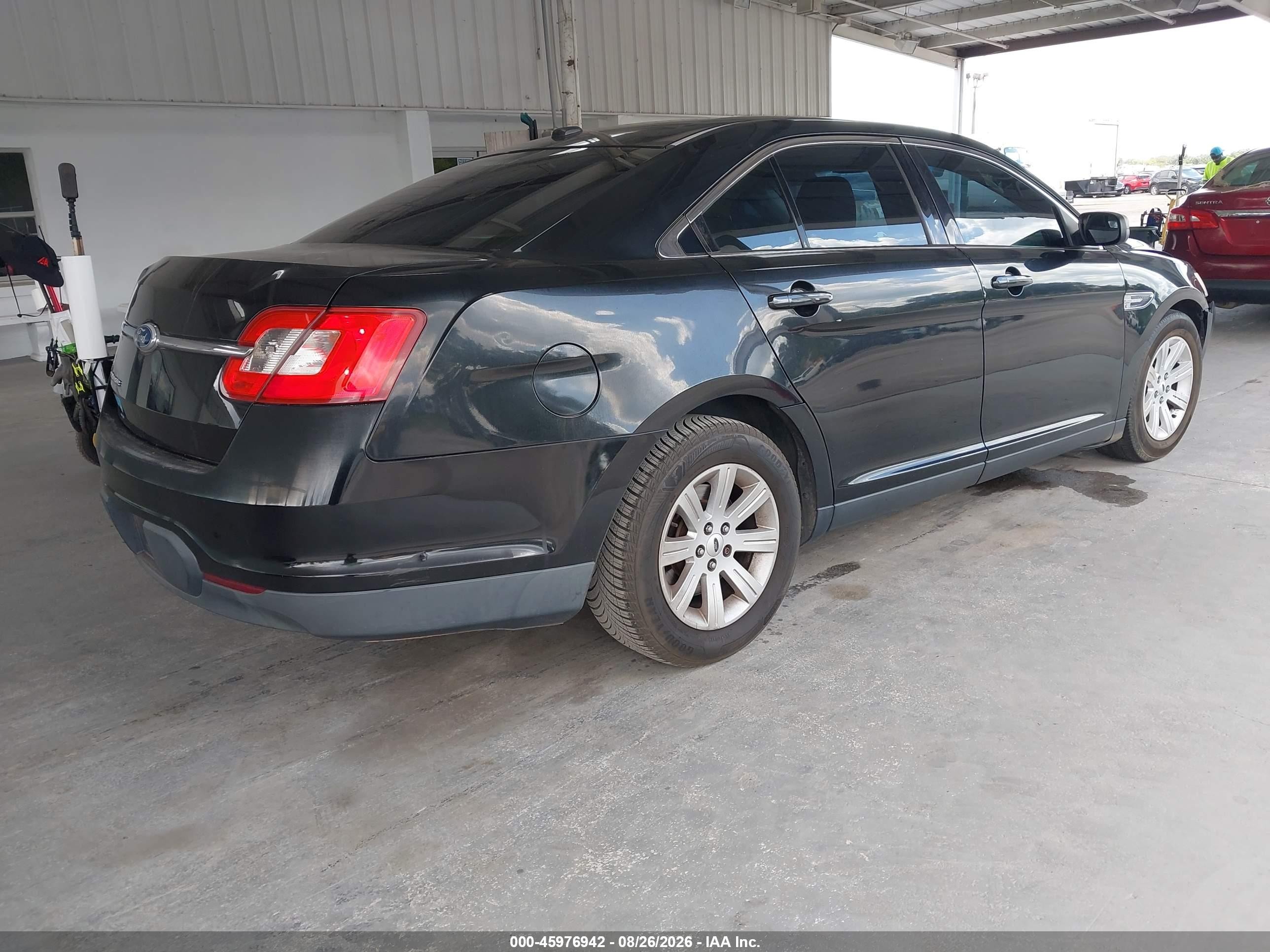2012 Ford Taurus Se Black vin: 1FAHP2DW1CG125678