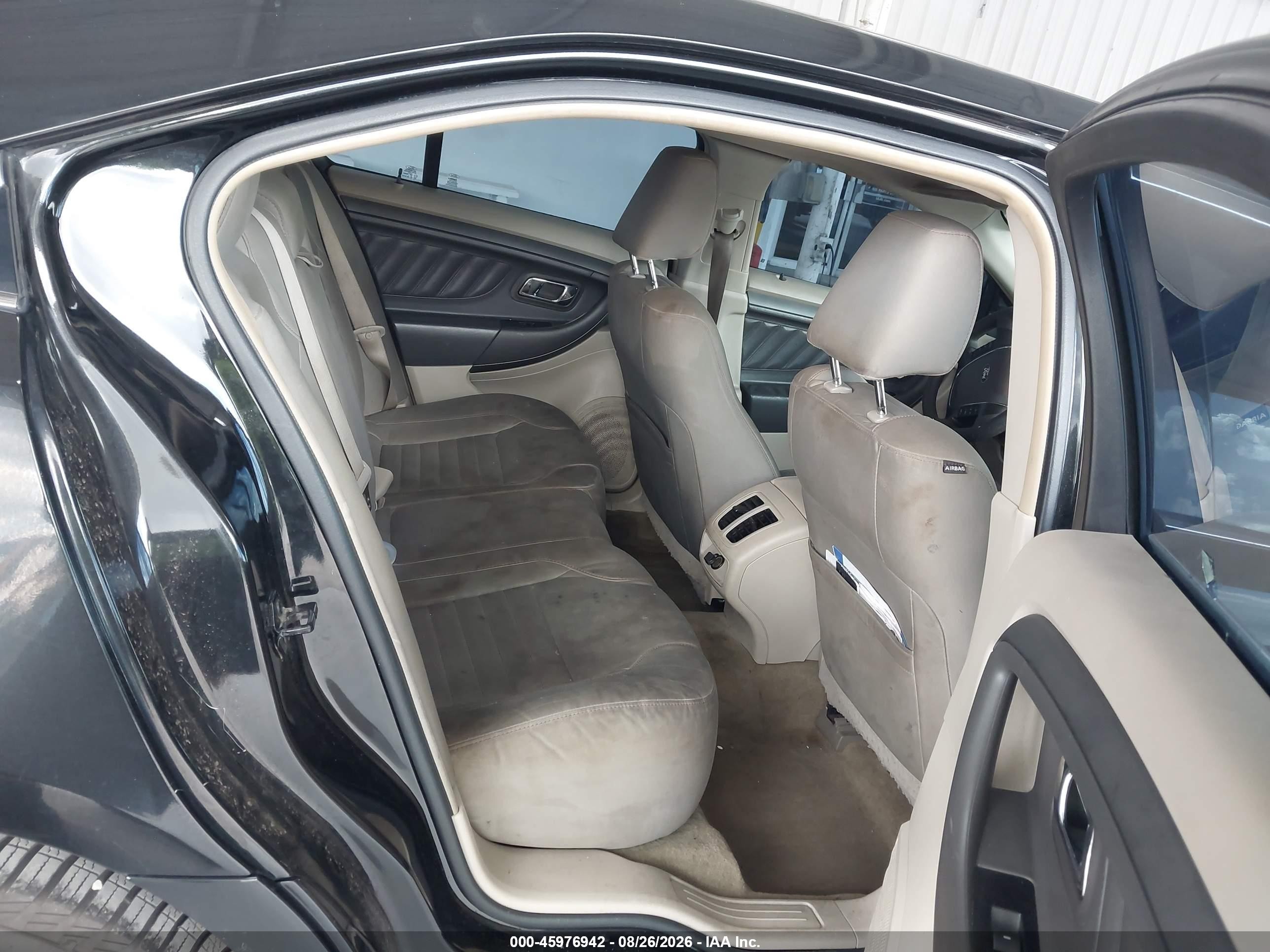2012 Ford Taurus Se Black vin: 1FAHP2DW1CG125678