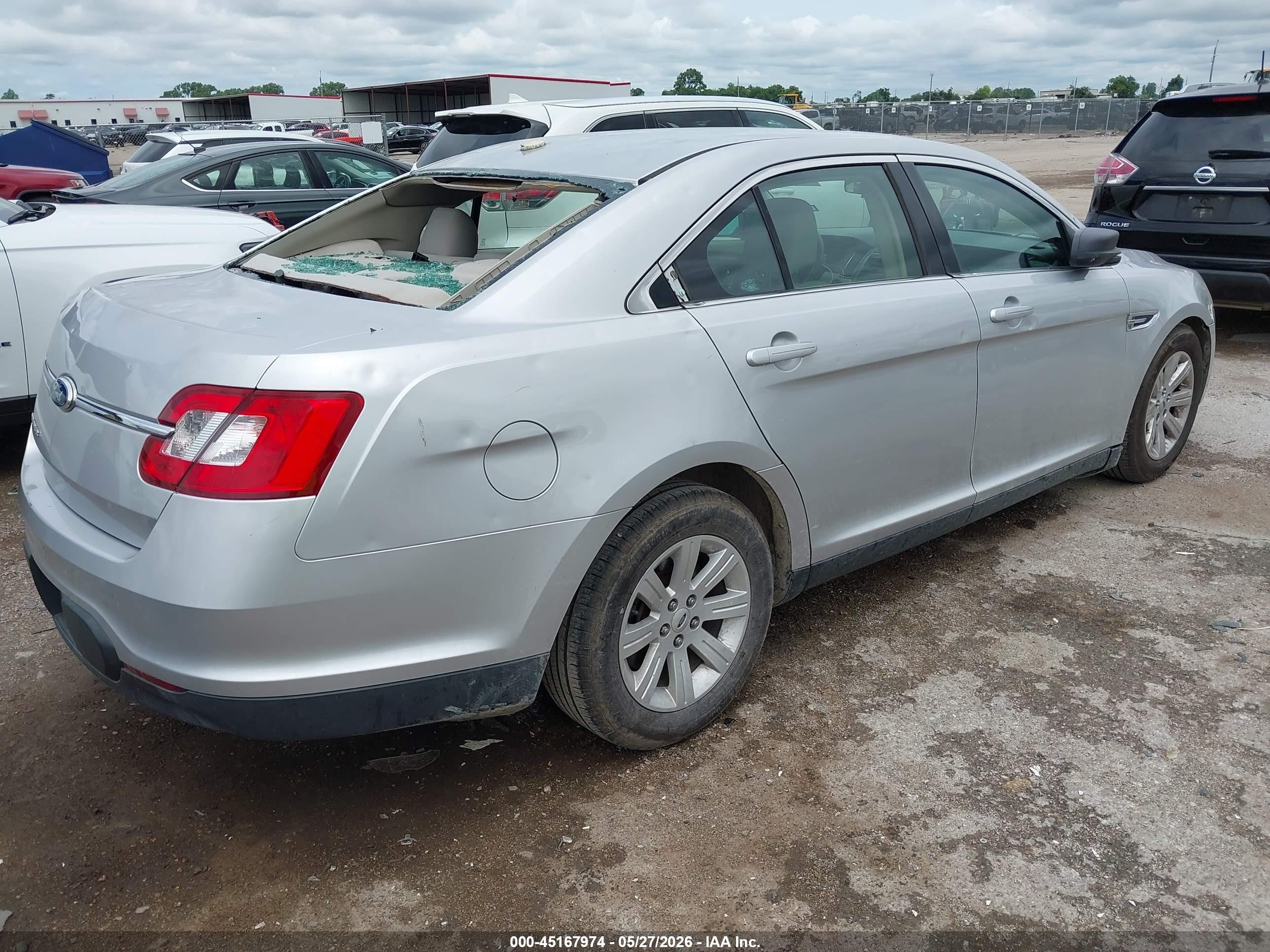 2012 Ford Taurus Se Silver vin: 1FAHP2DW3CG112608