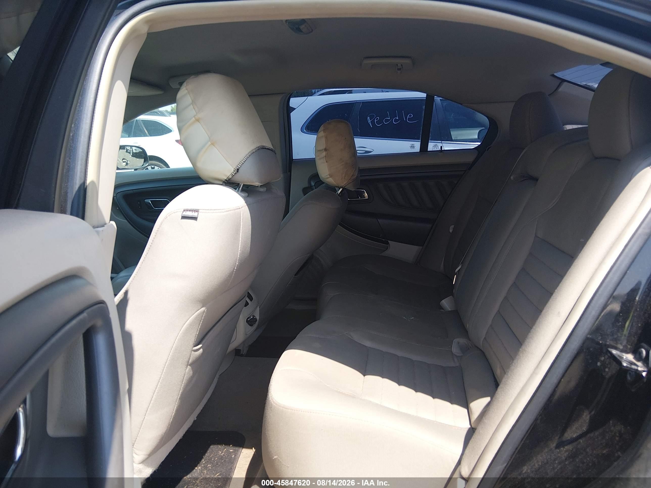2010 Ford Taurus Se Black vin: 1FAHP2DW4AG125249